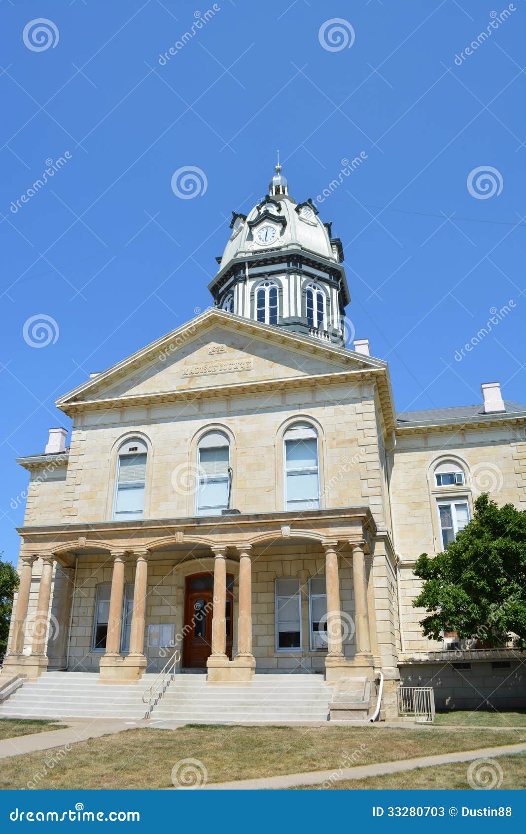 Madison County CourthouseWinterset Iowa Stock Image Image of justice