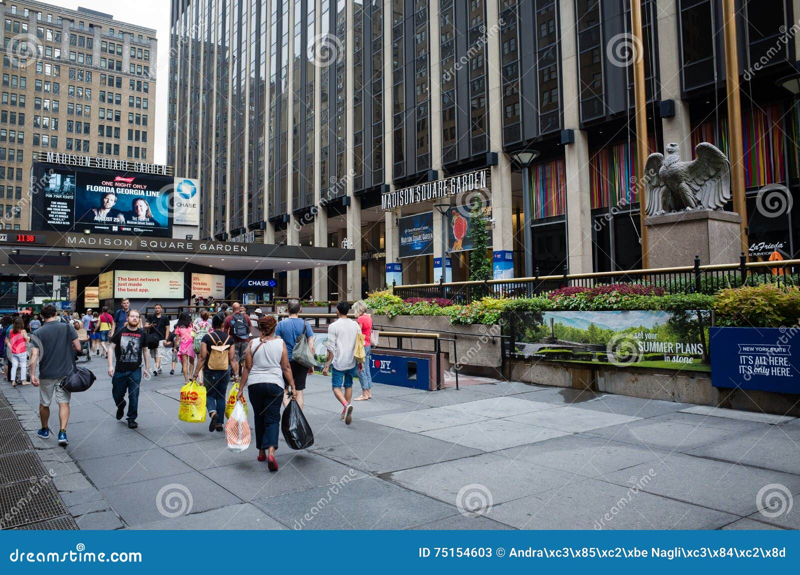 Madison Square Garden Entrance Editorial Stock Photo Image Of