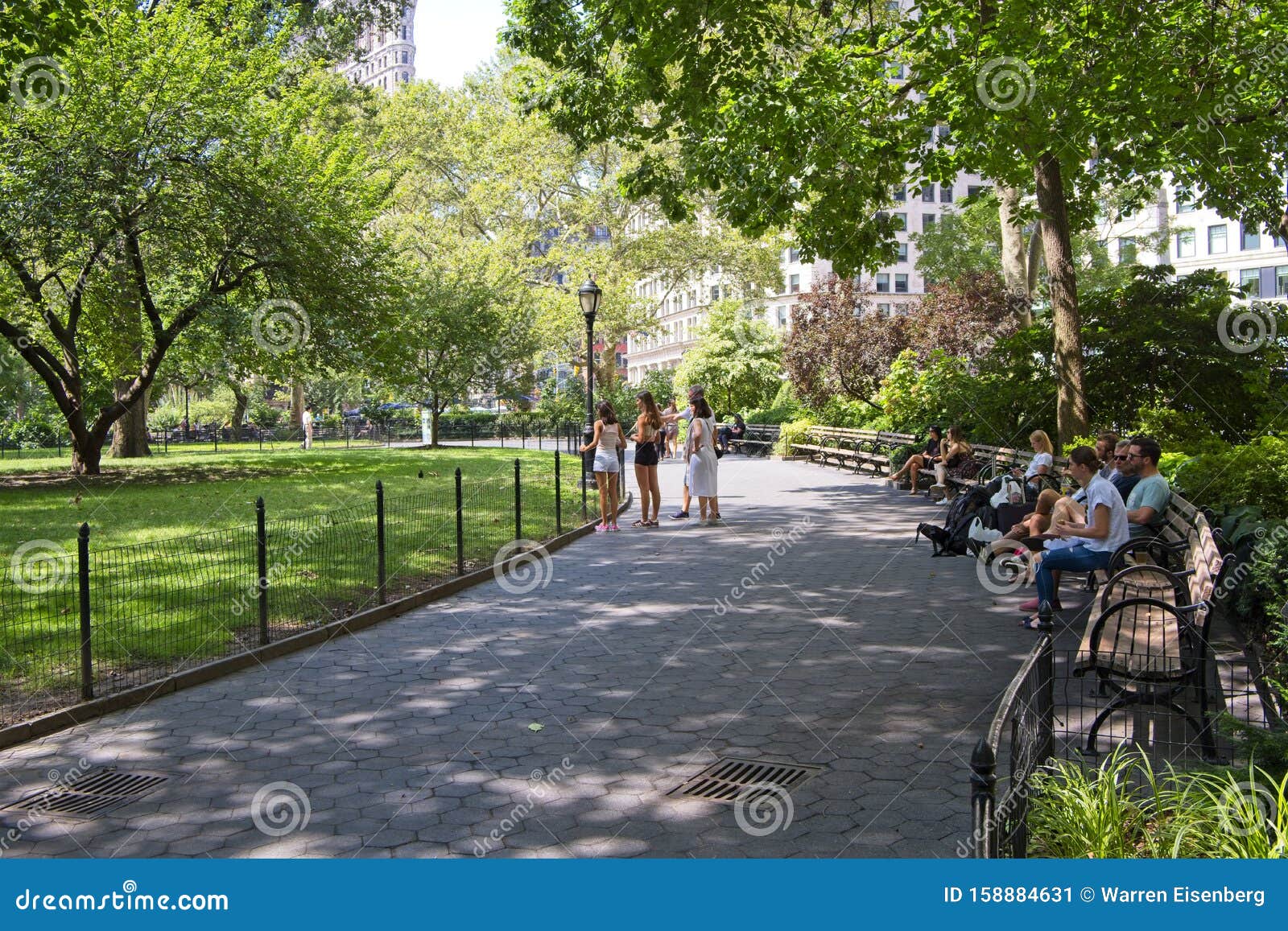 Madison Square Park in New York City -2 Editorial Photo - Image of lamp ...