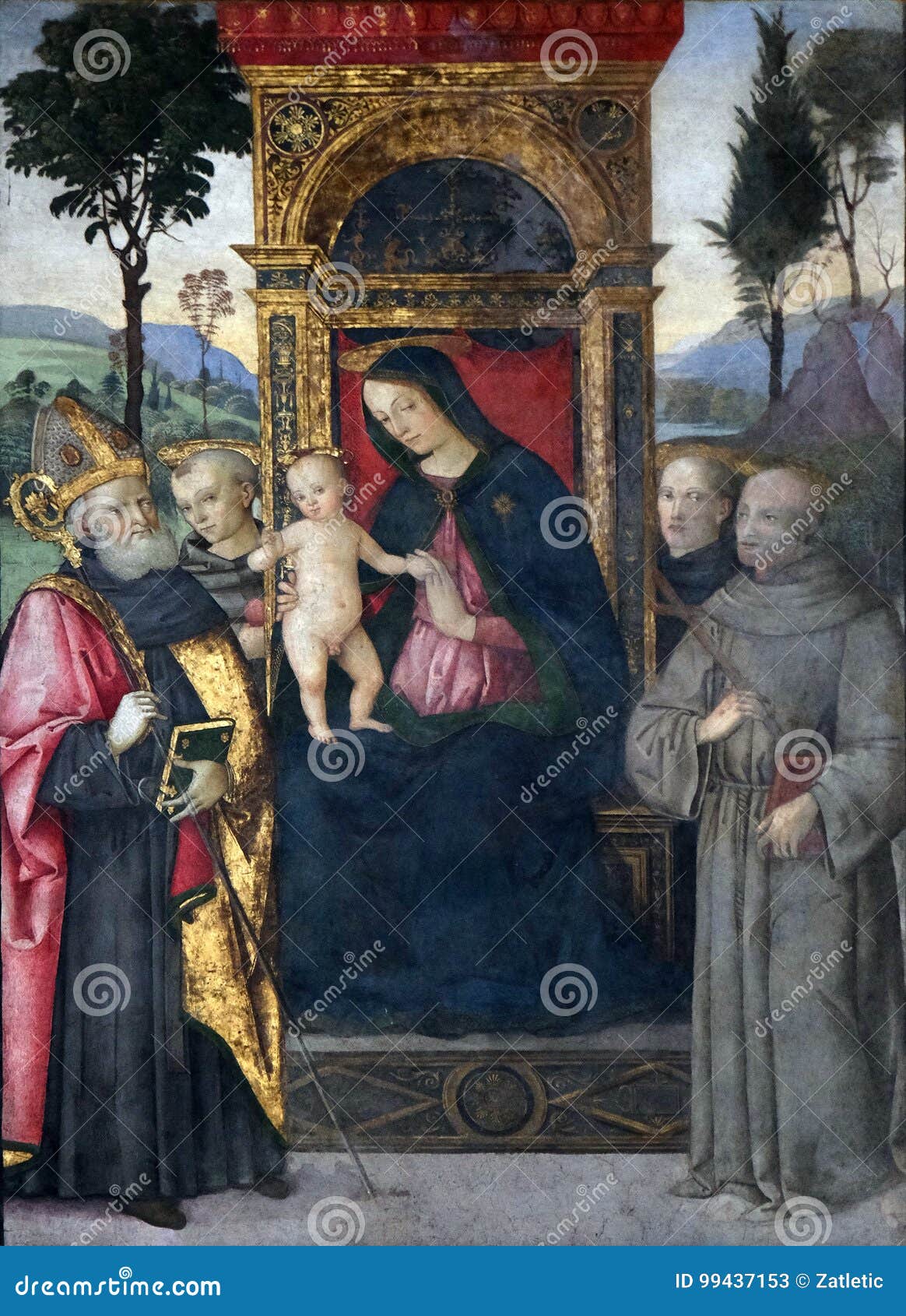 madonna with the child and saints