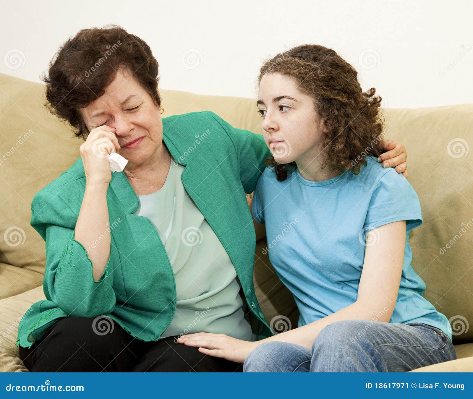 Madre Adolescente De Las Comodidades Imagen de archivo - Imagen de