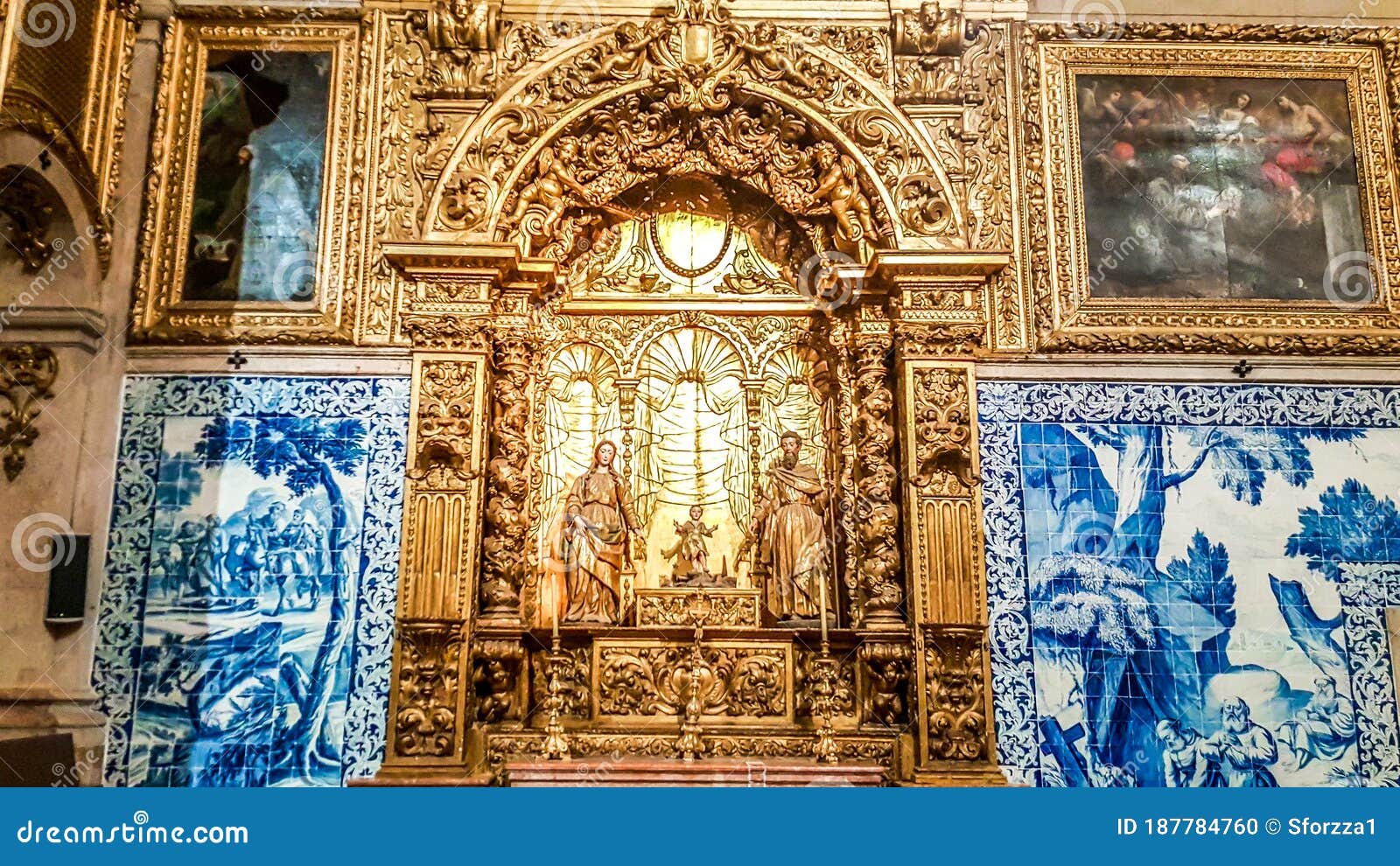 Madre De La Iglesia Madre De Dios Madre De Deus Iglesia En El Museo Nacional  De Azulejo. Lisboa Portugal. Imagen editorial - Imagen de antiguo,  ornamental: 187784760
