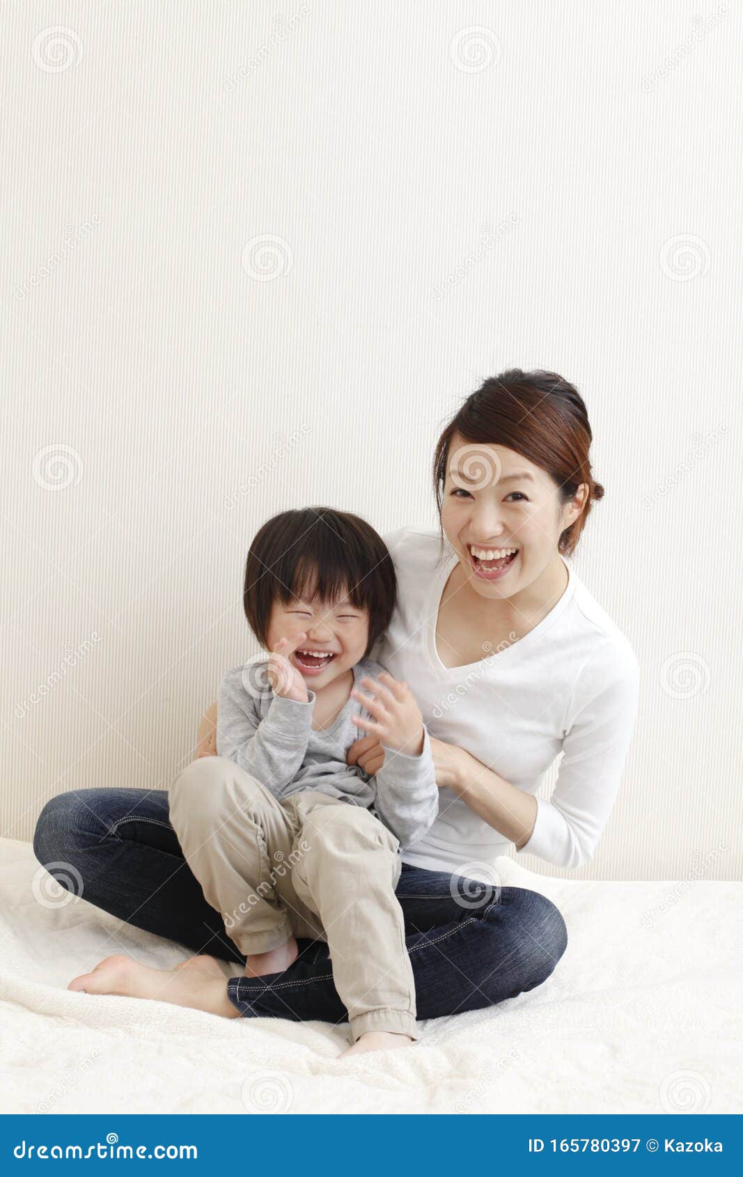 Madres e hijos japoneses