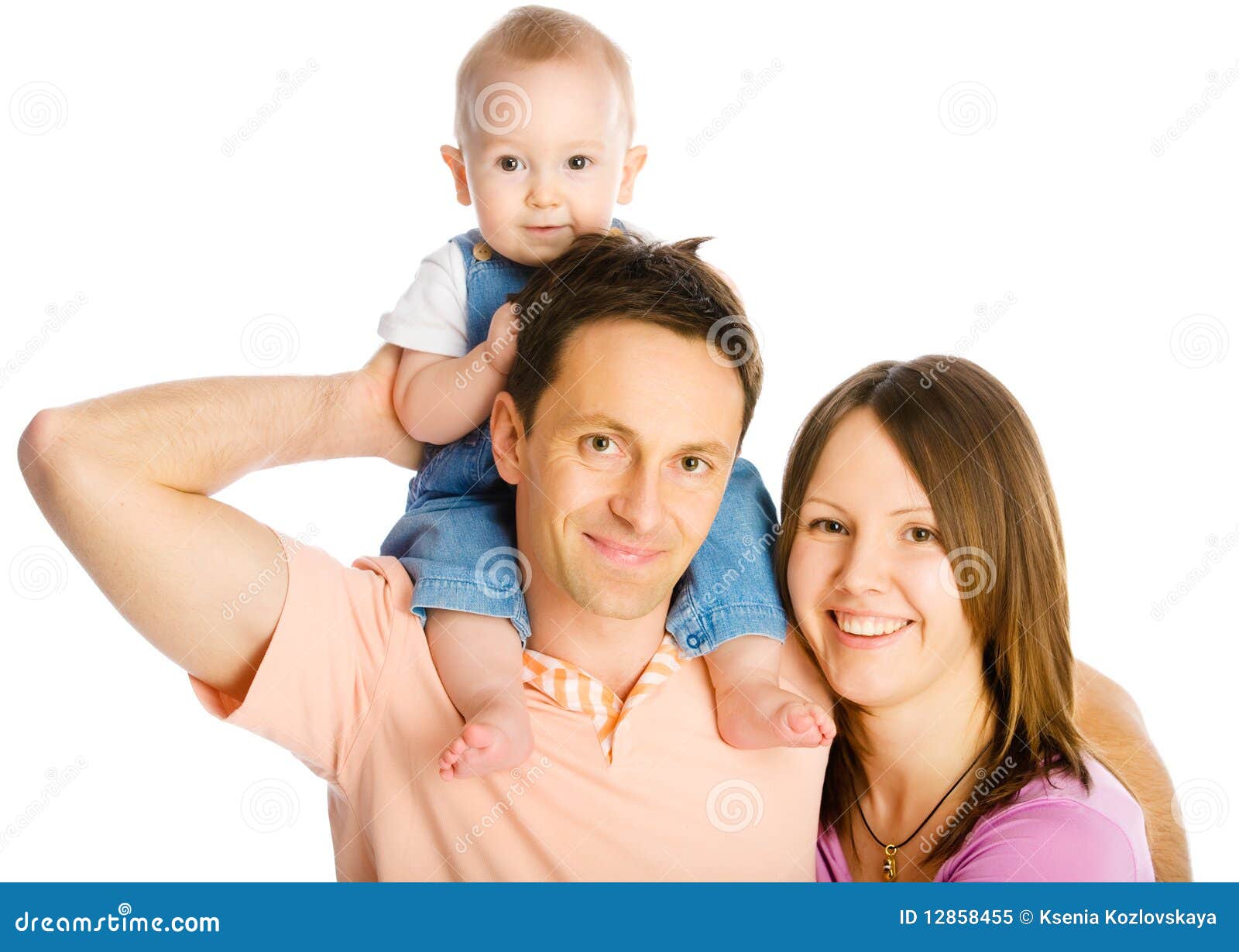 Madre Padre E Figlio Felici Immagine Stock Immagine Di Bambino Amore