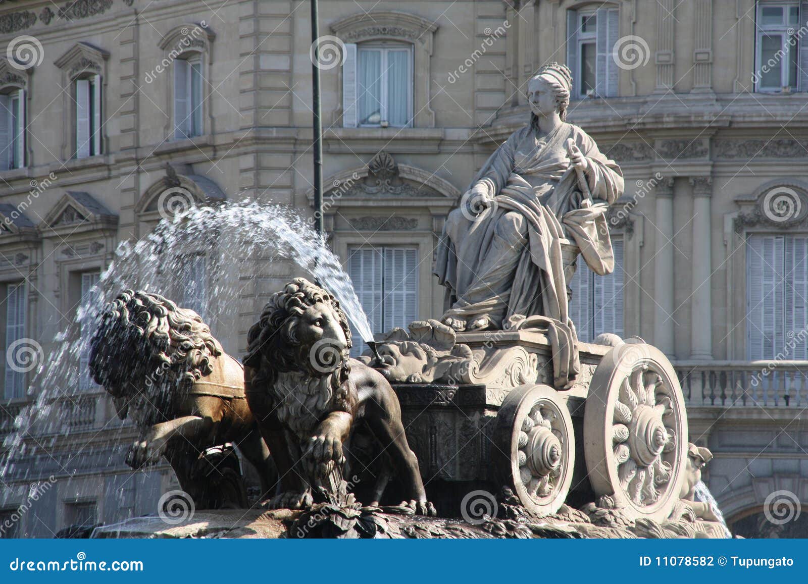 Madrid stock photo. Image of woman, lion, destination 11078582