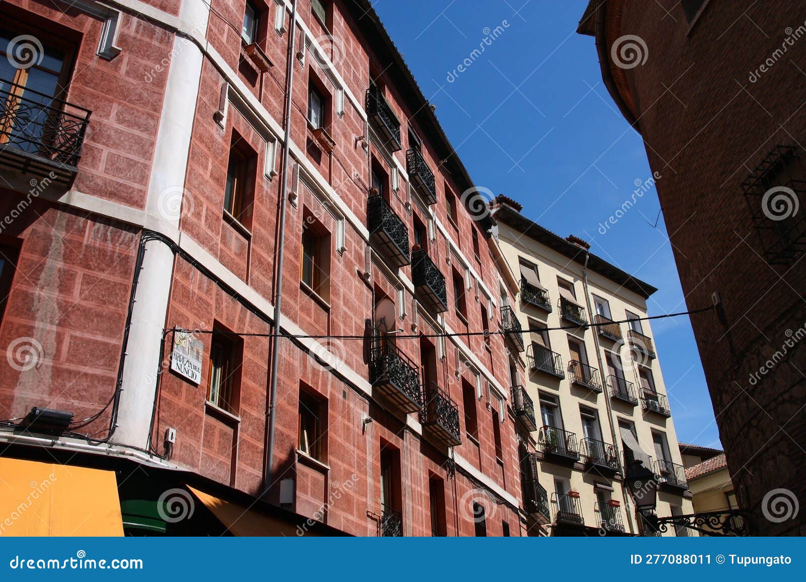 madrid city street, spain