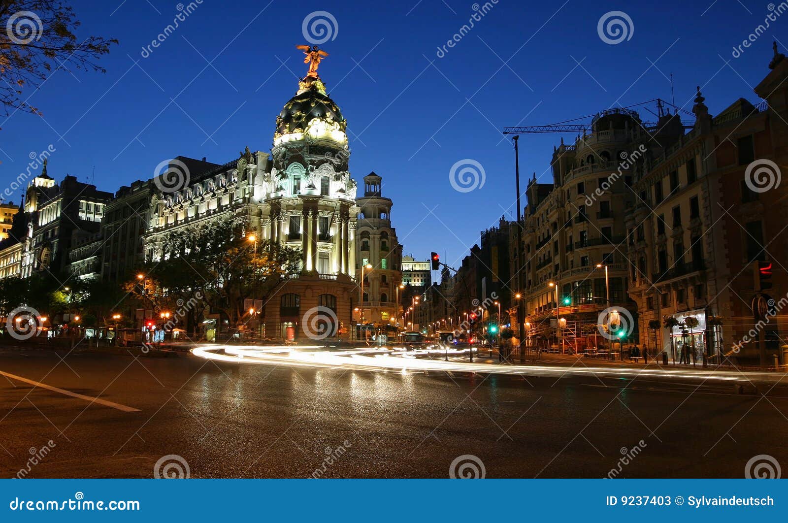 madrid at night