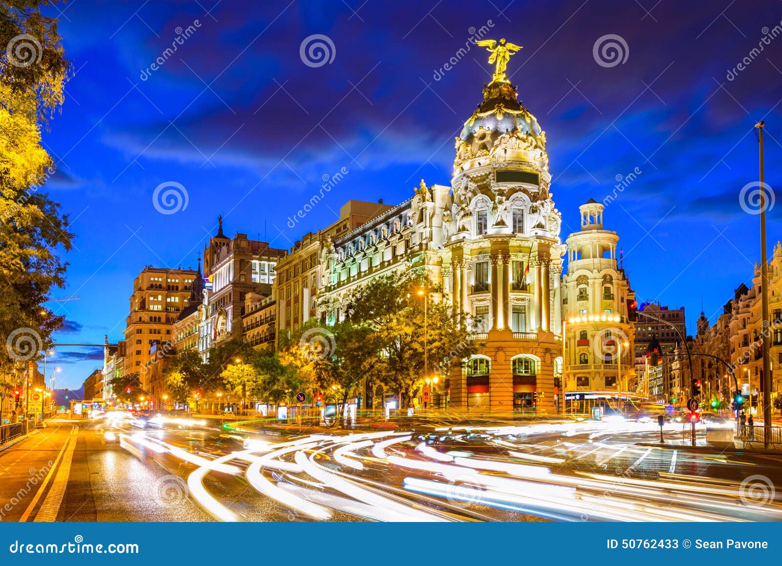 madrid spain at gran via