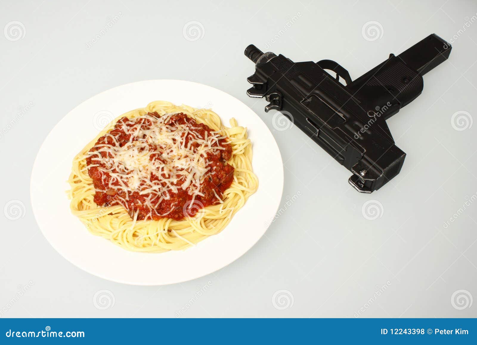 Mafia meal stock photo. Image of noodle, studio, pasta - 12243398