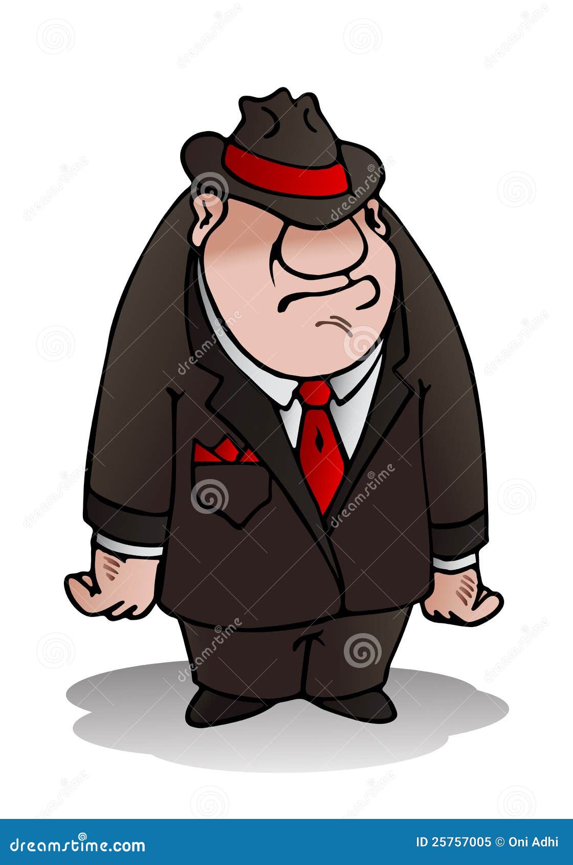 Mafia Standing Stock Image | CartoonDealer.com #25757005