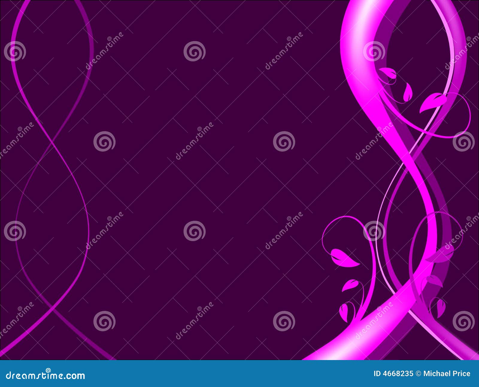 Magenta Floral Background stock vector. Illustration of design 4668235