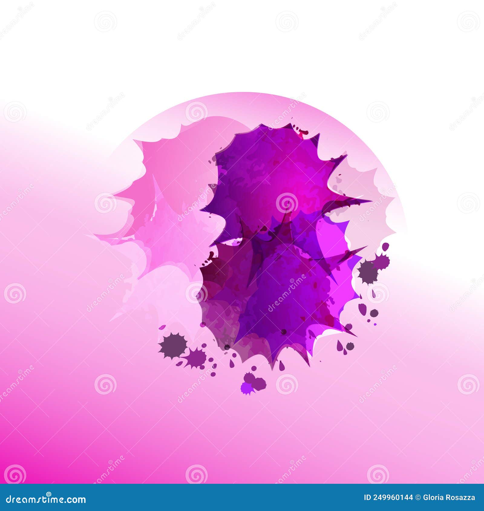 magenta watercolor spot dots  image background