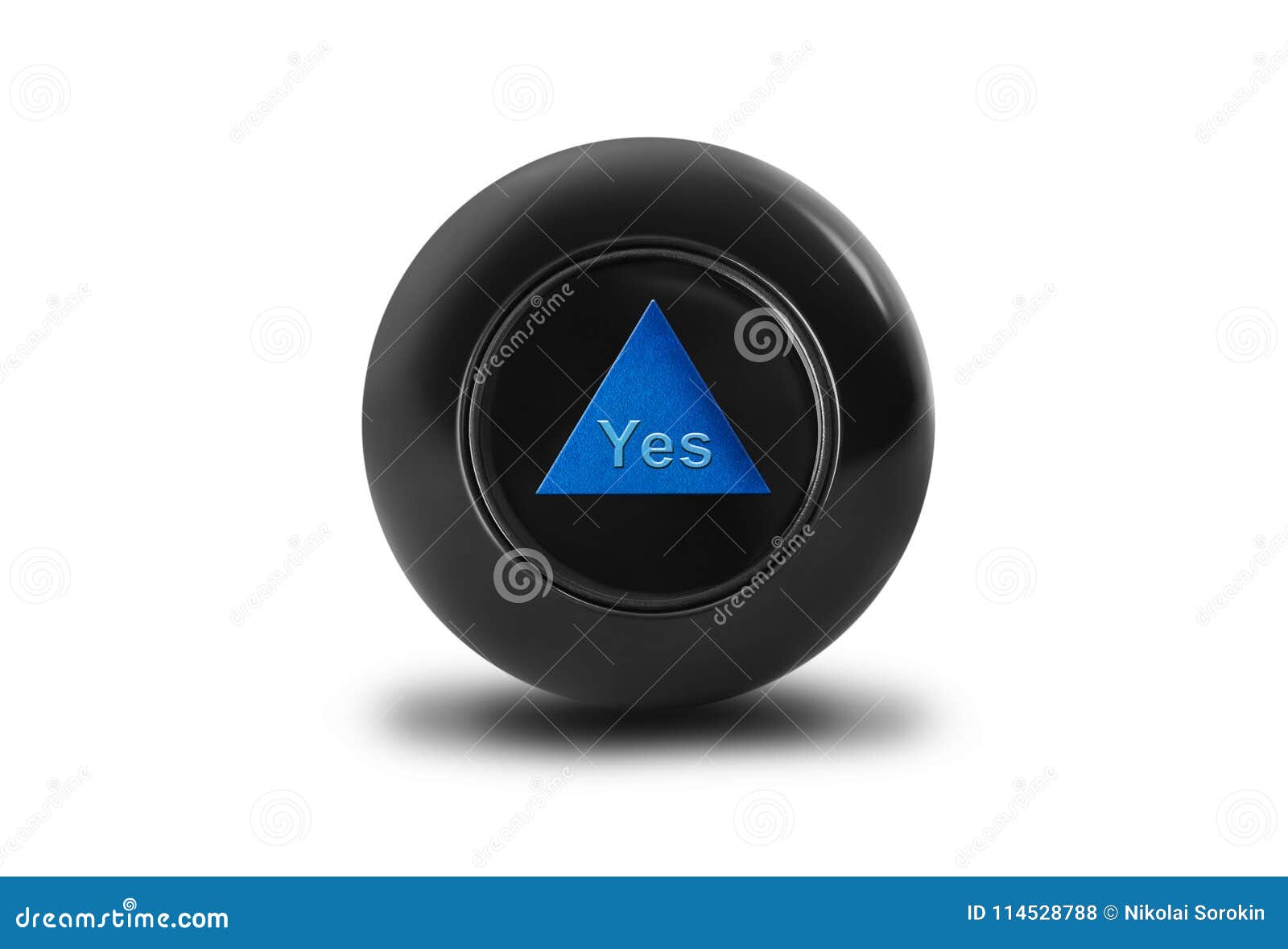 magic ball with prediction yes
