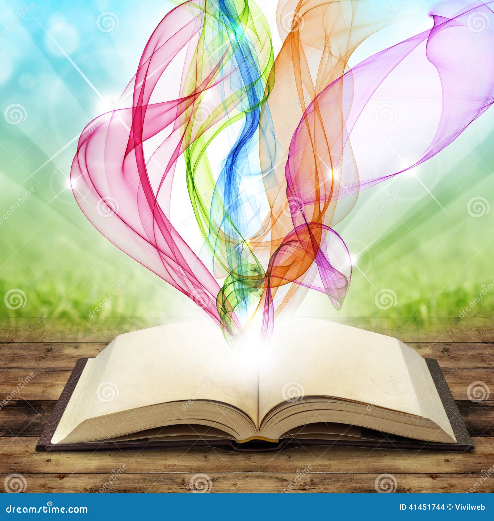 Magic Book Stock Illustration - Image: 41451744