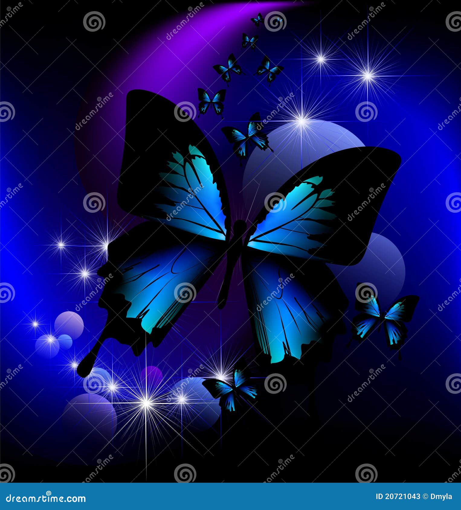Magic Butterfly Stock Photos Image 20721043