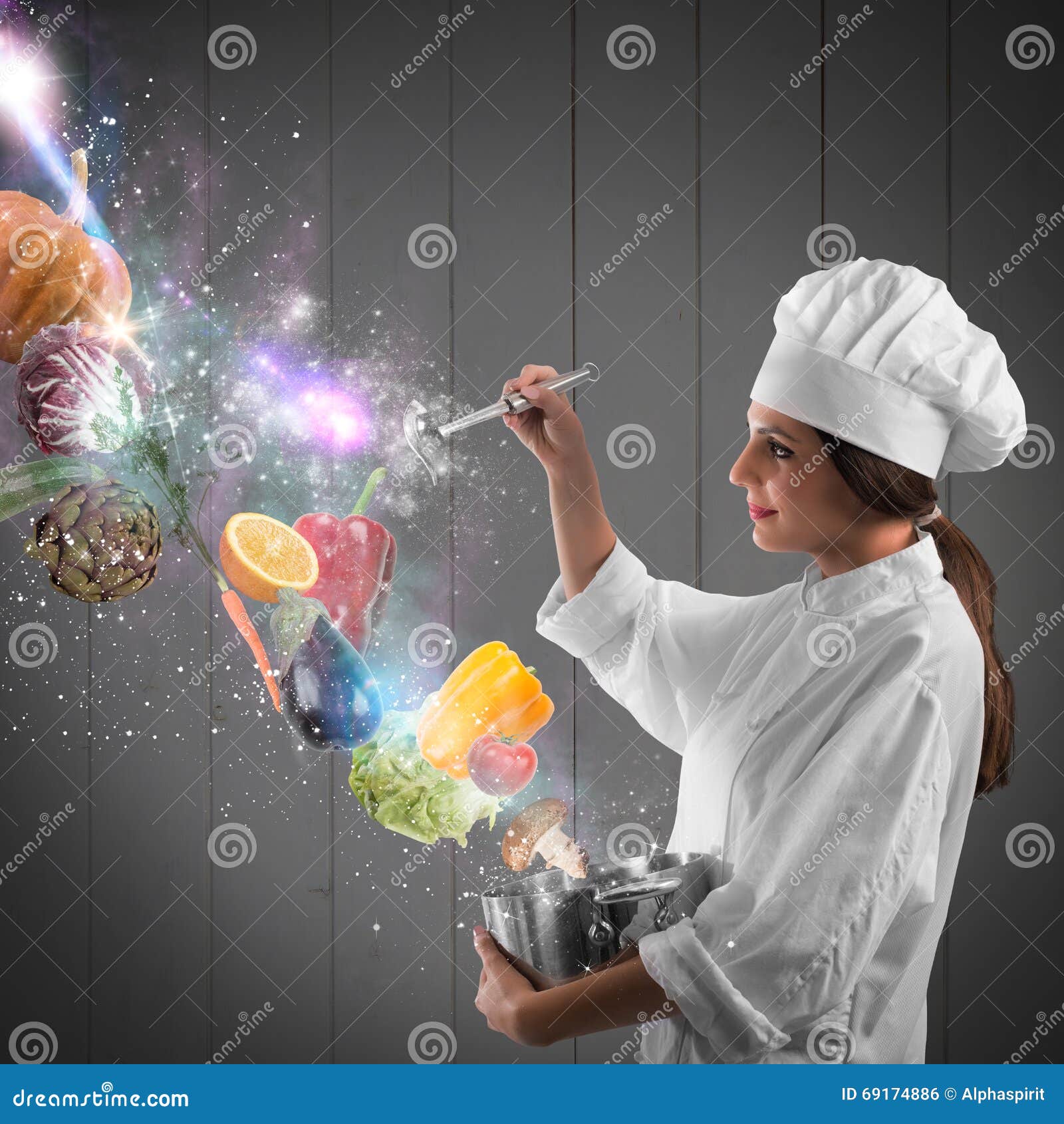 Magic in cooking stock photo. Image of ingredient, magic 69174886