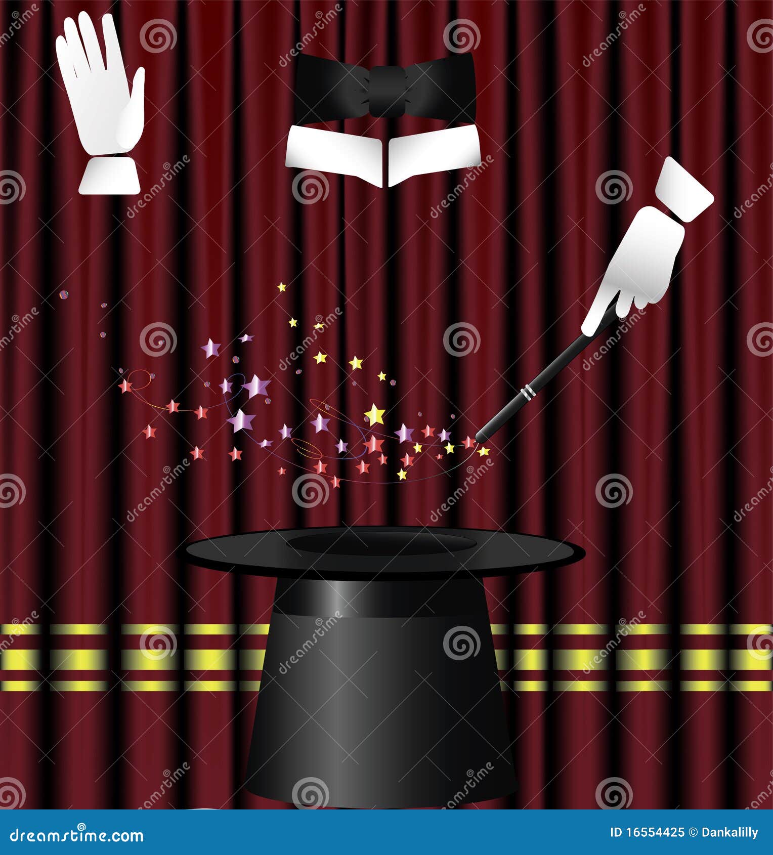 Magic Curtain Stock Vector Illustration Of Theater Magic Curtain Stock Vector Illustration Of Theater