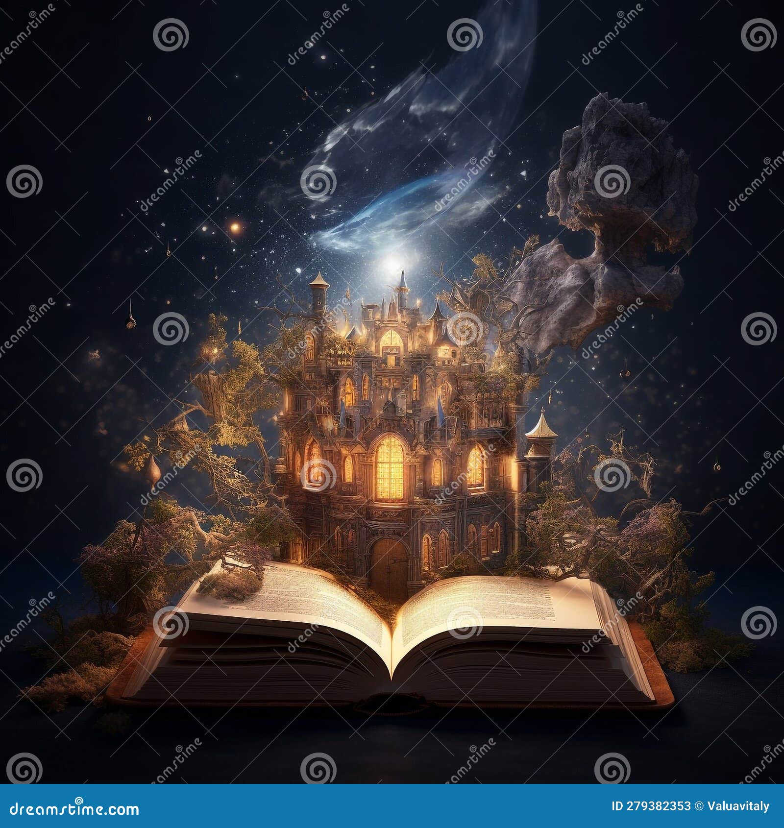 Enchanted Book Spells Magic,book,witchcr Graphic by Evoke City · Creative  Fabrica