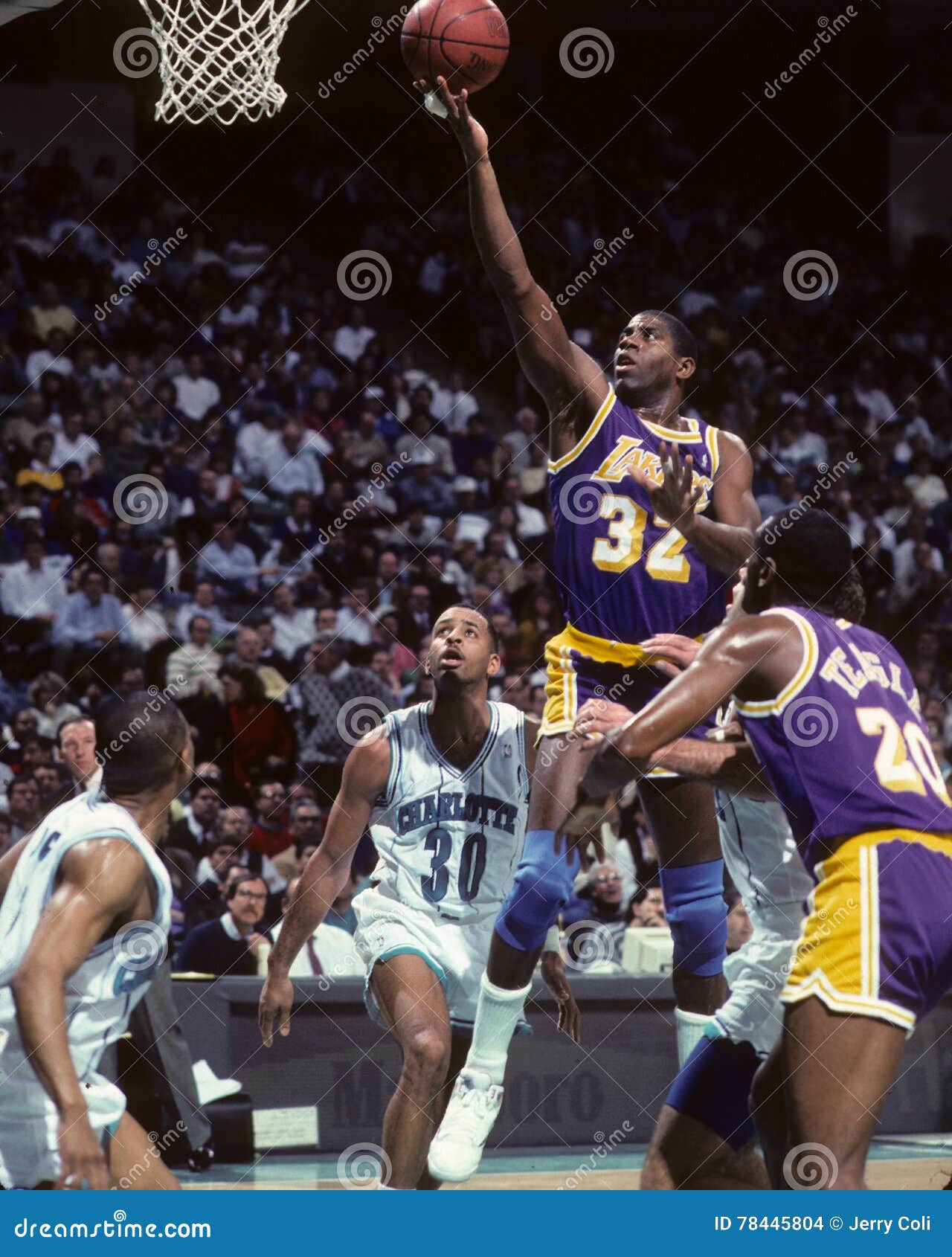 Magic Johnson And Kareem AbdulJabbar. Editorial Image CartoonDealer