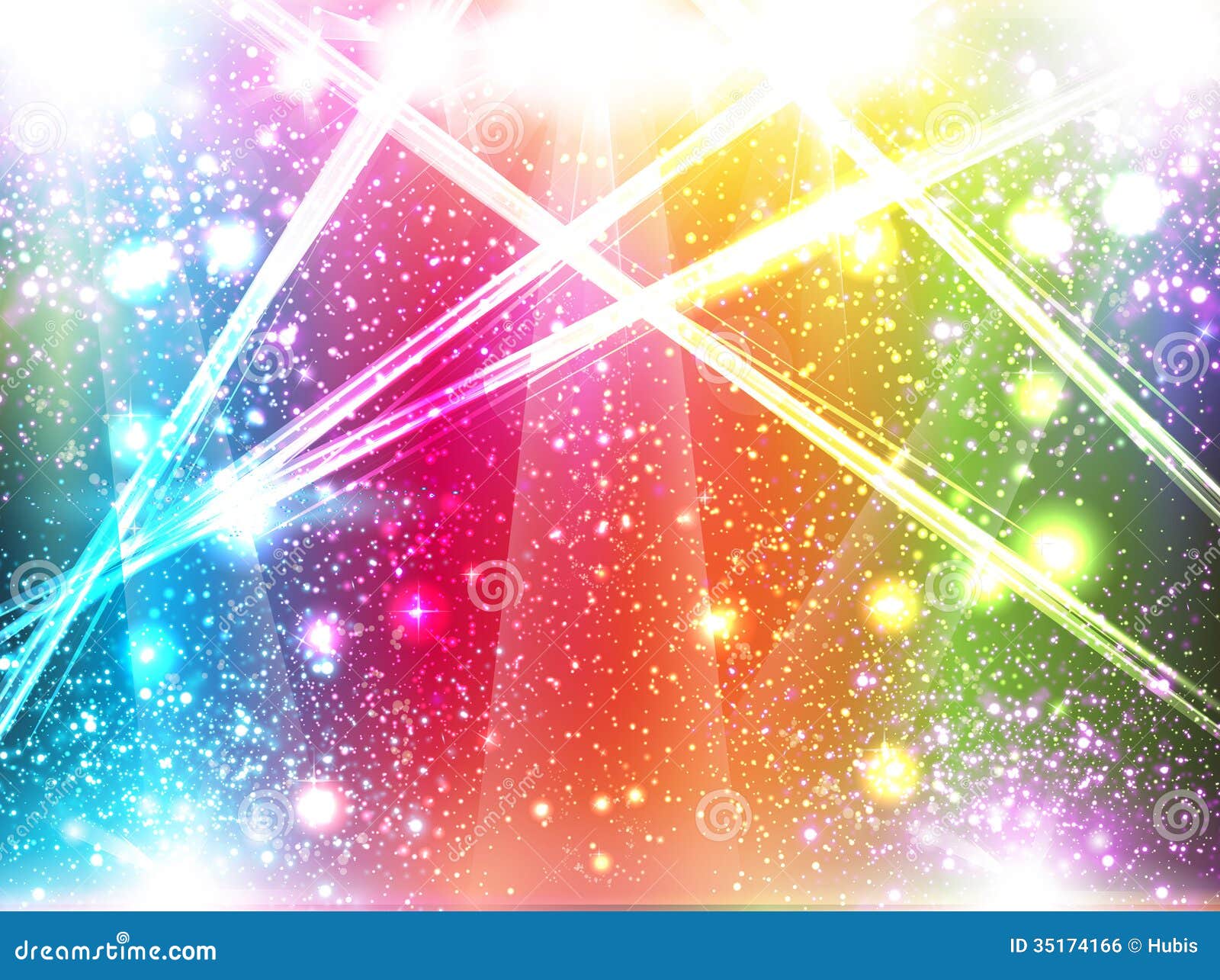 Magic Spotlights stock vector. Illustration of modern 35174166