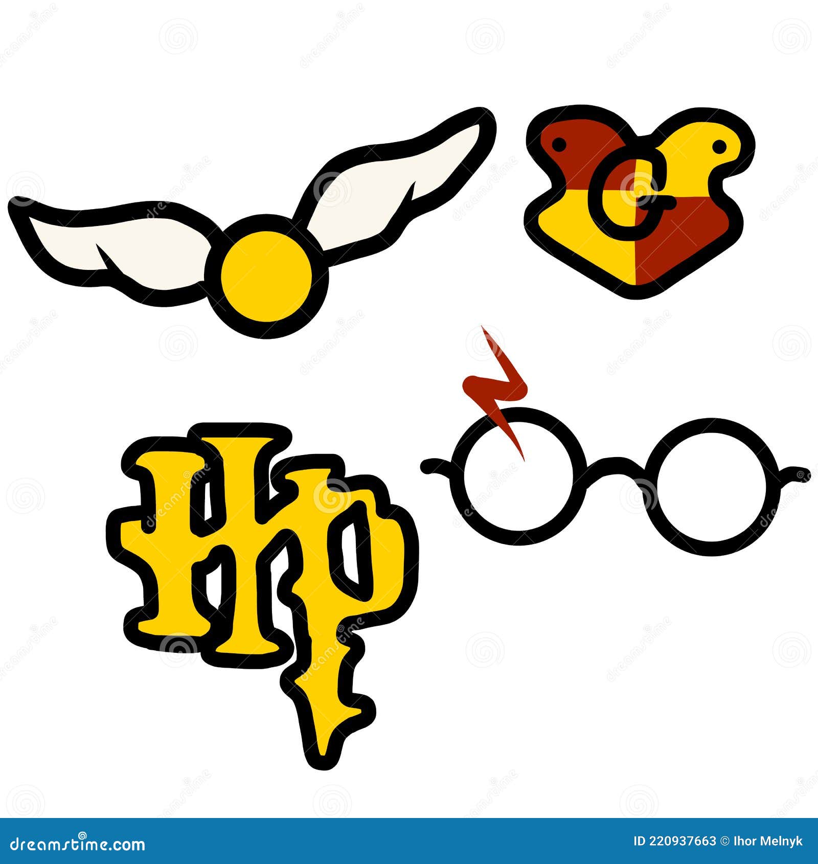 Bluesky Harry Potter Stickers Set Multicolor