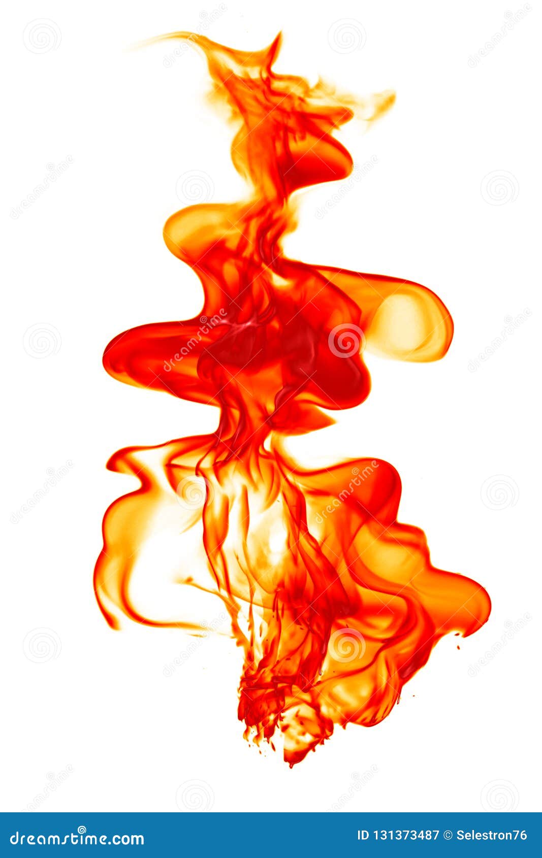 Magical Fire Ignition Burning Redorange Hot Flame Fiery Stock