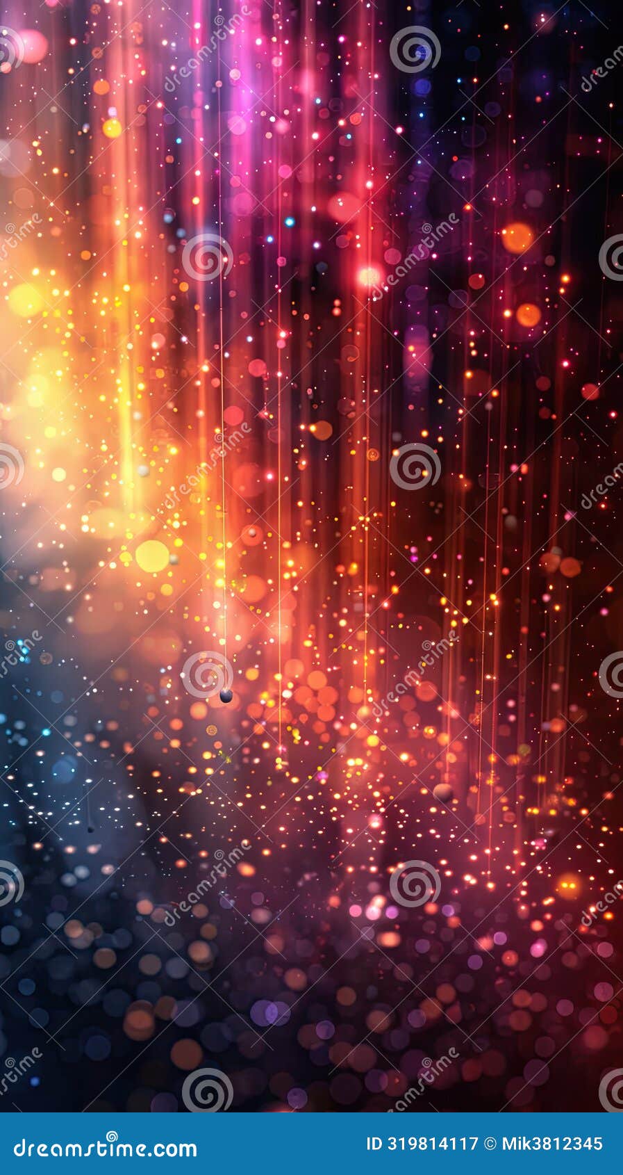magical lights dazzle in a dreamy abstract scene.