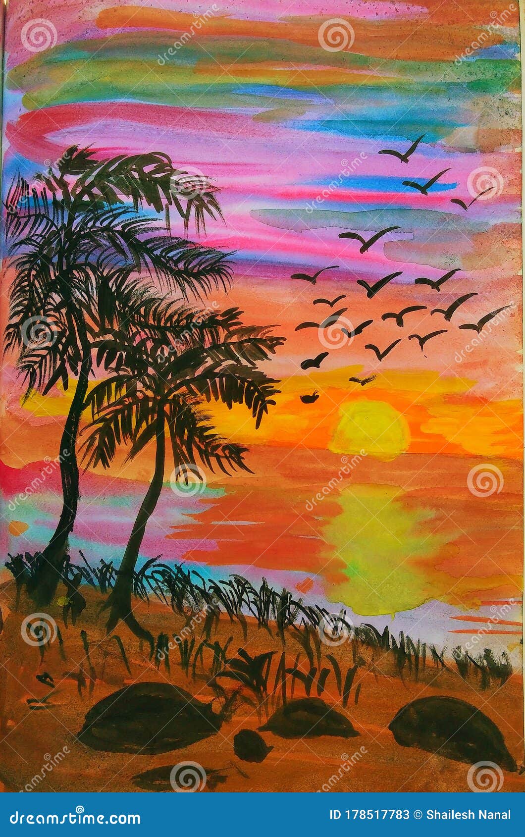 Featured image of post Sunset Colors Drawing : Get some color inspiration with color hunt's sunset palettes collection and find the perfect scheme for your design or art project.