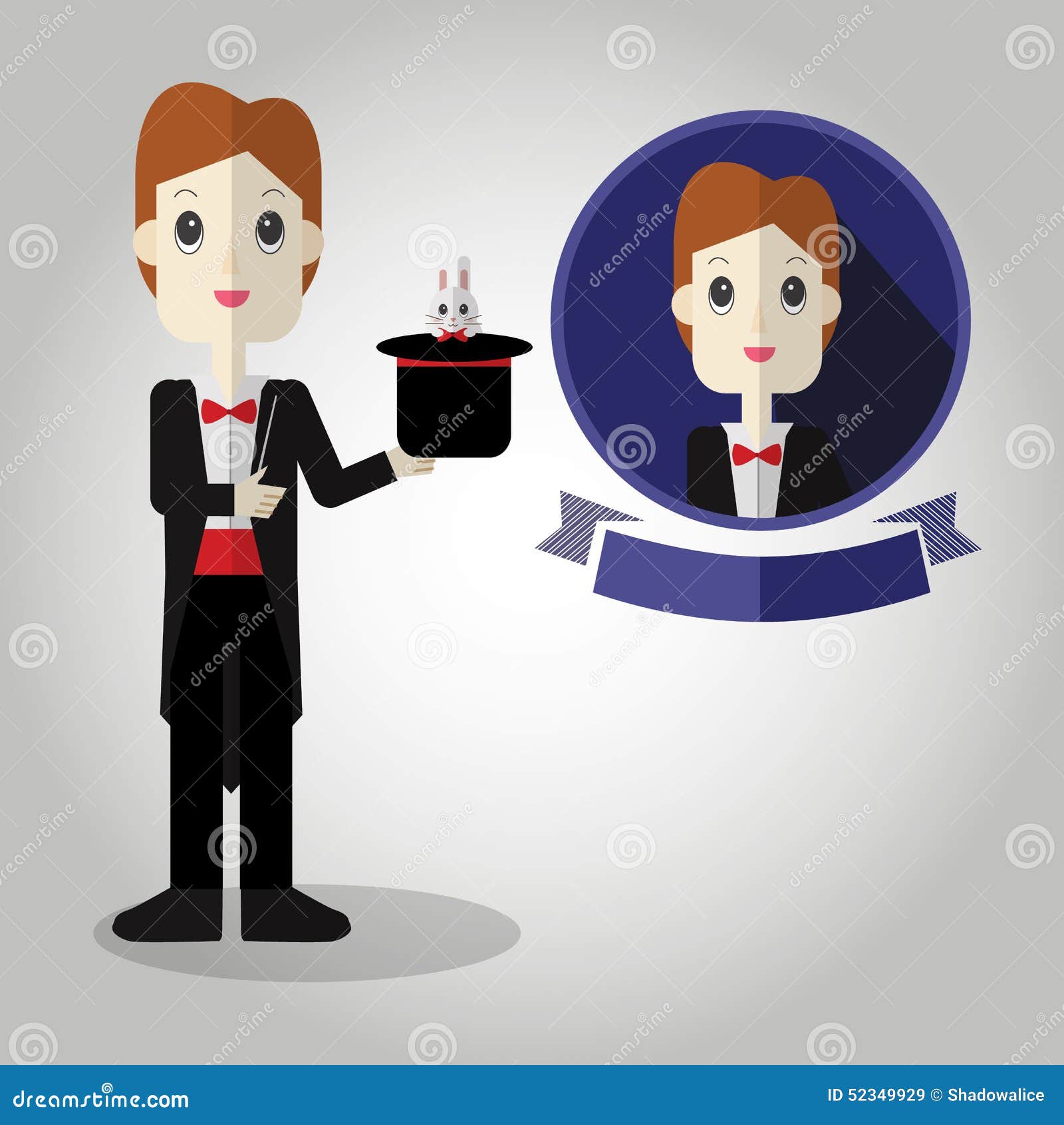 Magician Mascot Cartoon Great for Any Use. Vector EPS10 Stock ...