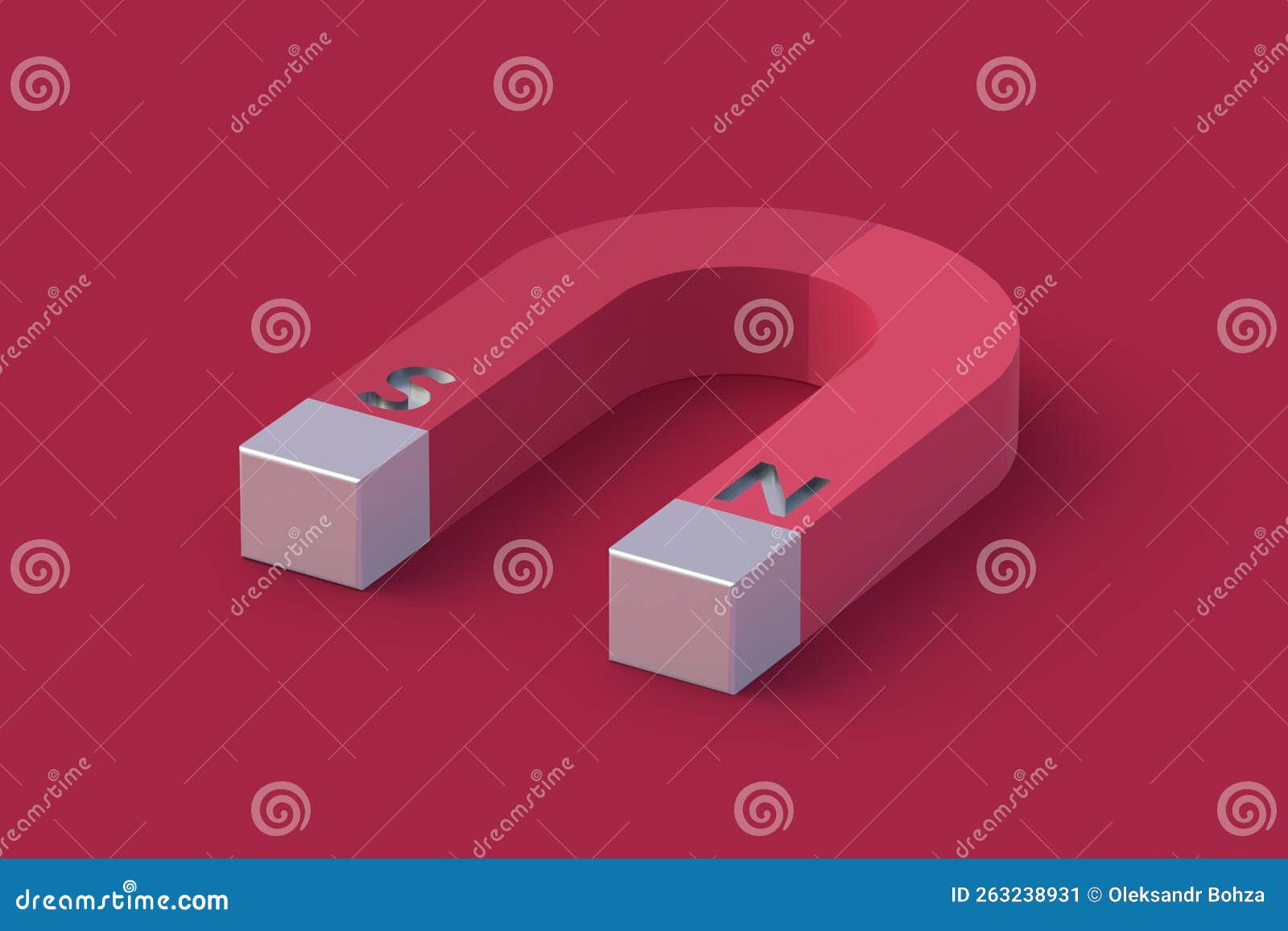 of Magenta on Red Background. Color of the Year 2023 Editorial