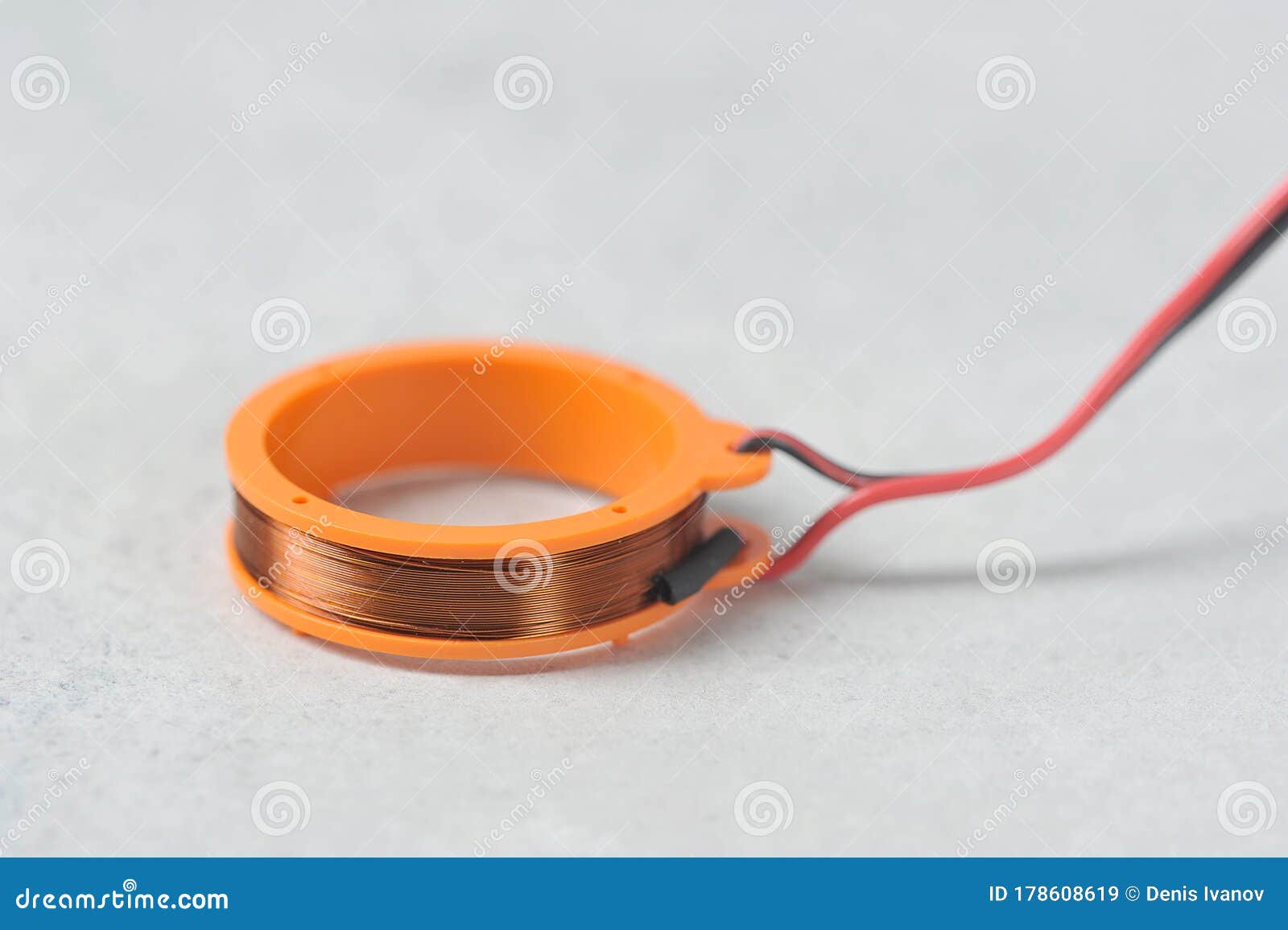 Coil with Copper Wire Stock Image Image of circuit