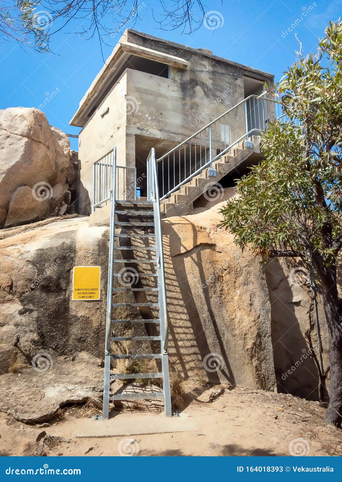 WW2 Fort Island Townsville Queensland Australia Stock Image Image of concrete