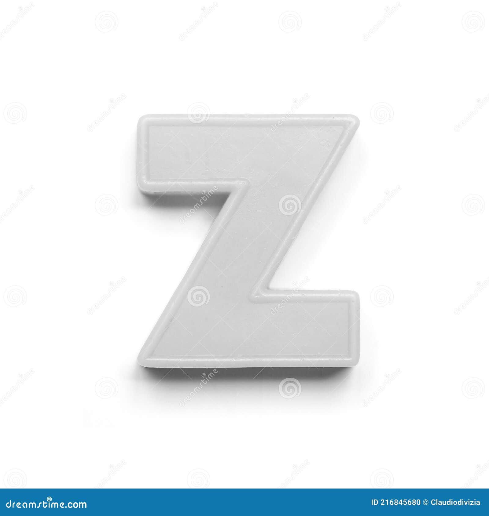 Lowercase Letter Z in Black and White Stock Photo Image of