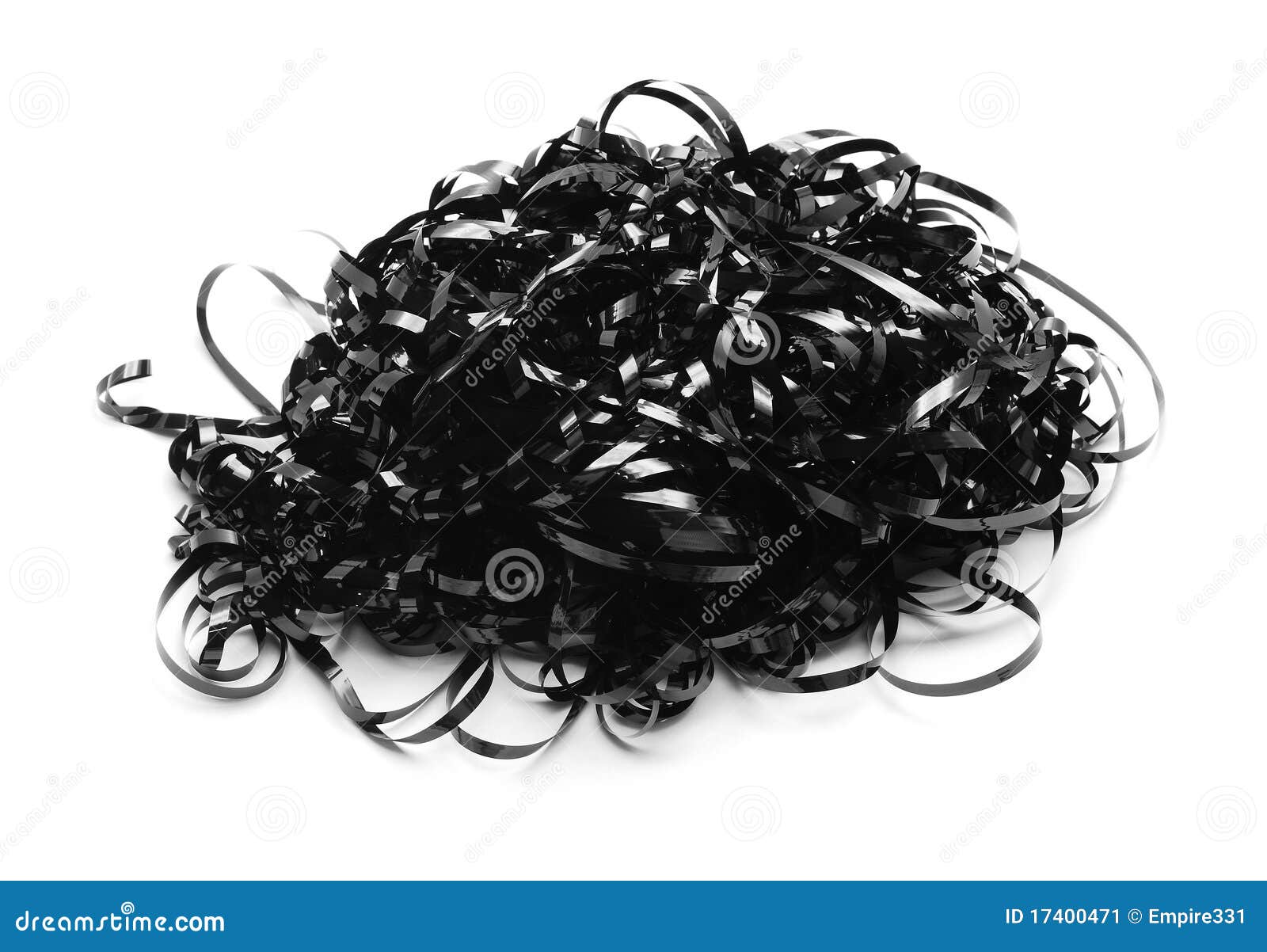 Tape From Disassembled VHS Cassette RoyaltyFree Stock