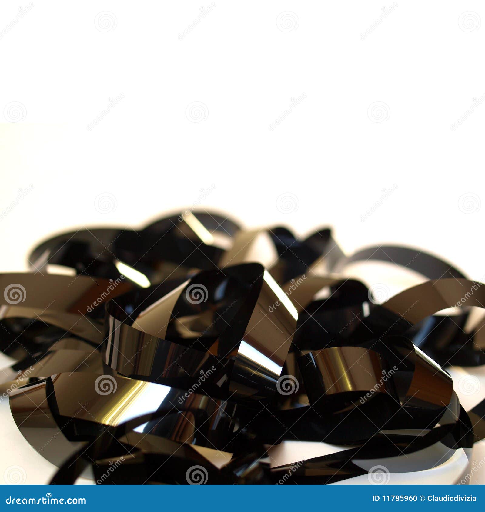 Tape From Disassembled VHS Cassette RoyaltyFree Stock