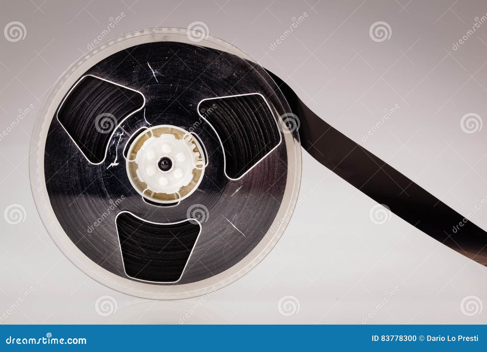 Magnetic tape reel stock photo. Image of record, bobbin - 83778300