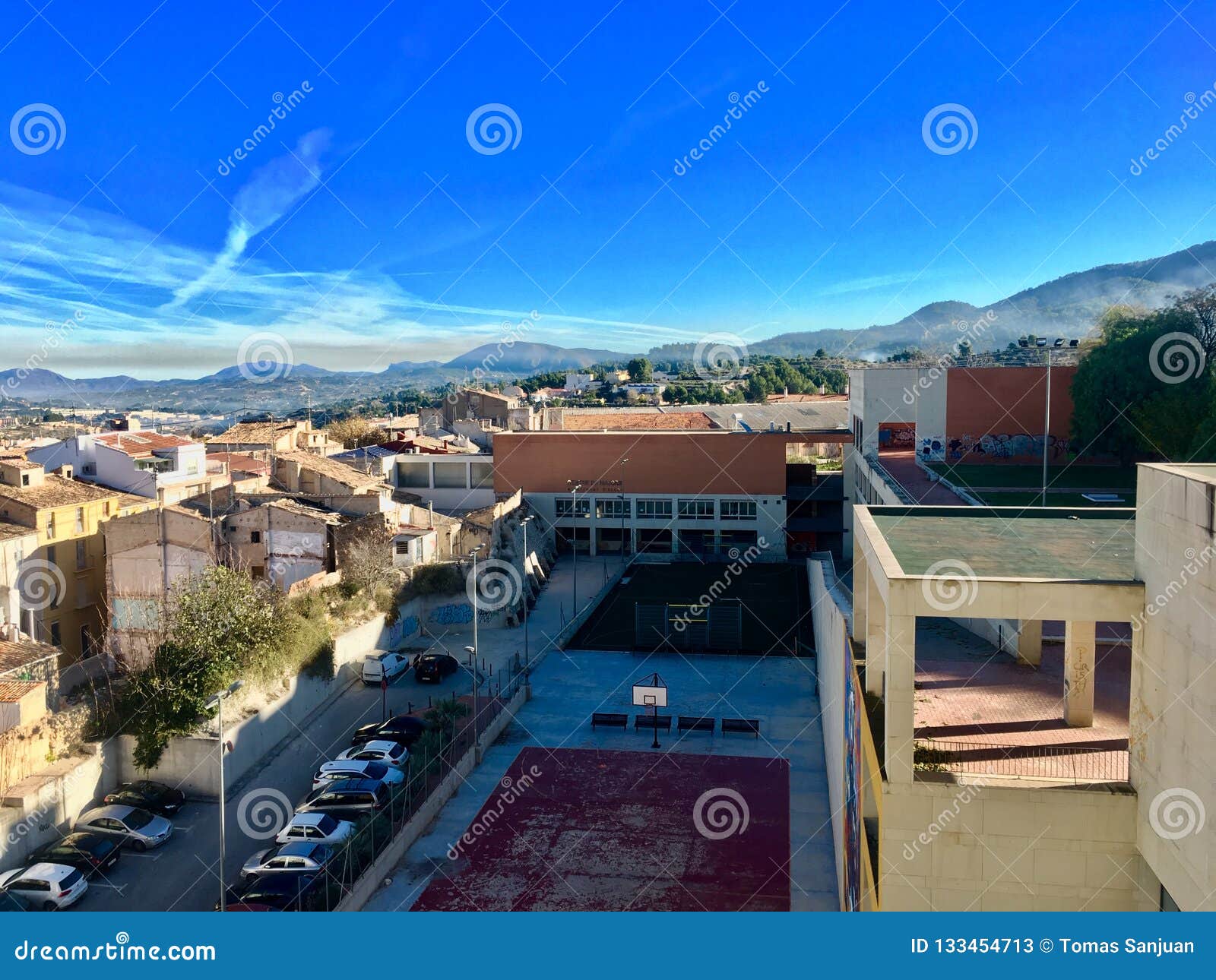 Views of alicante stock image. Image of blue, alicante 133454713