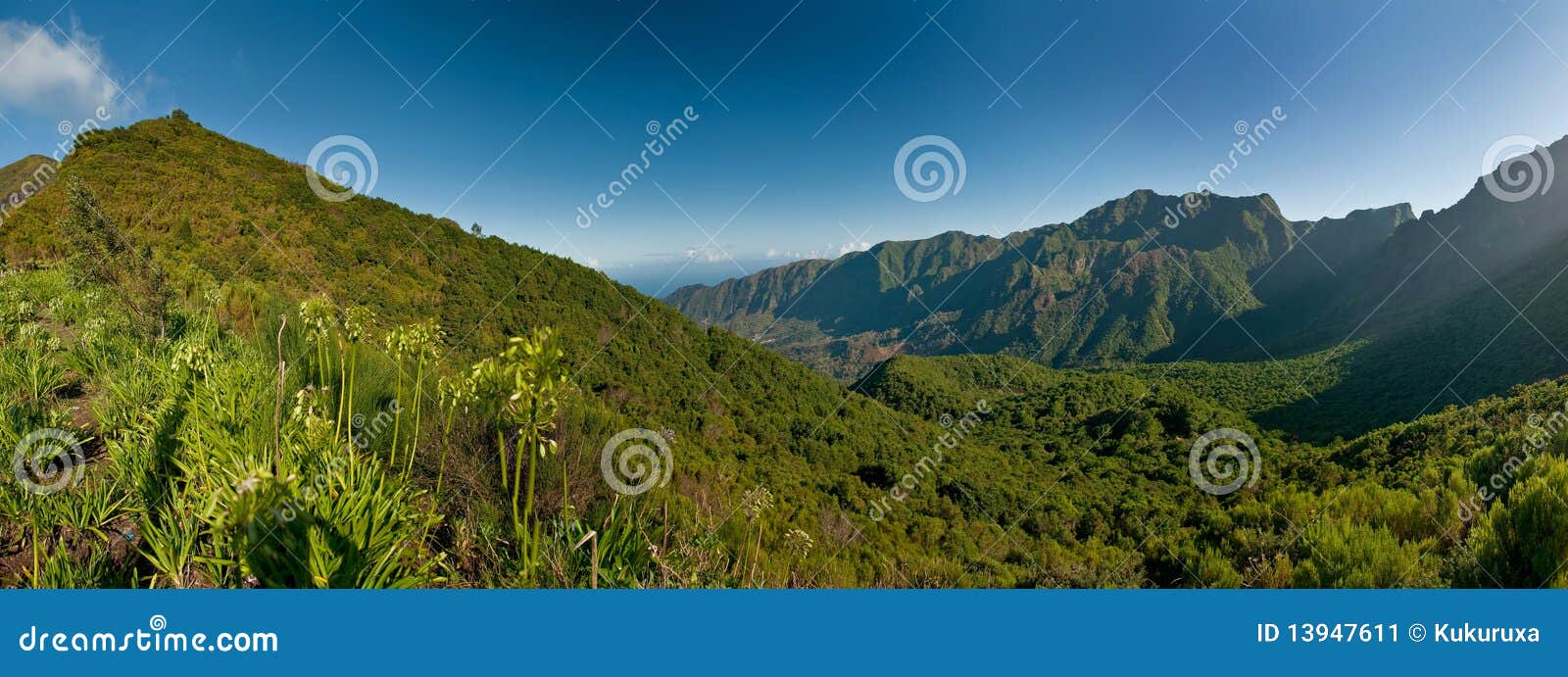 The magnificent inland of the island of Madeira