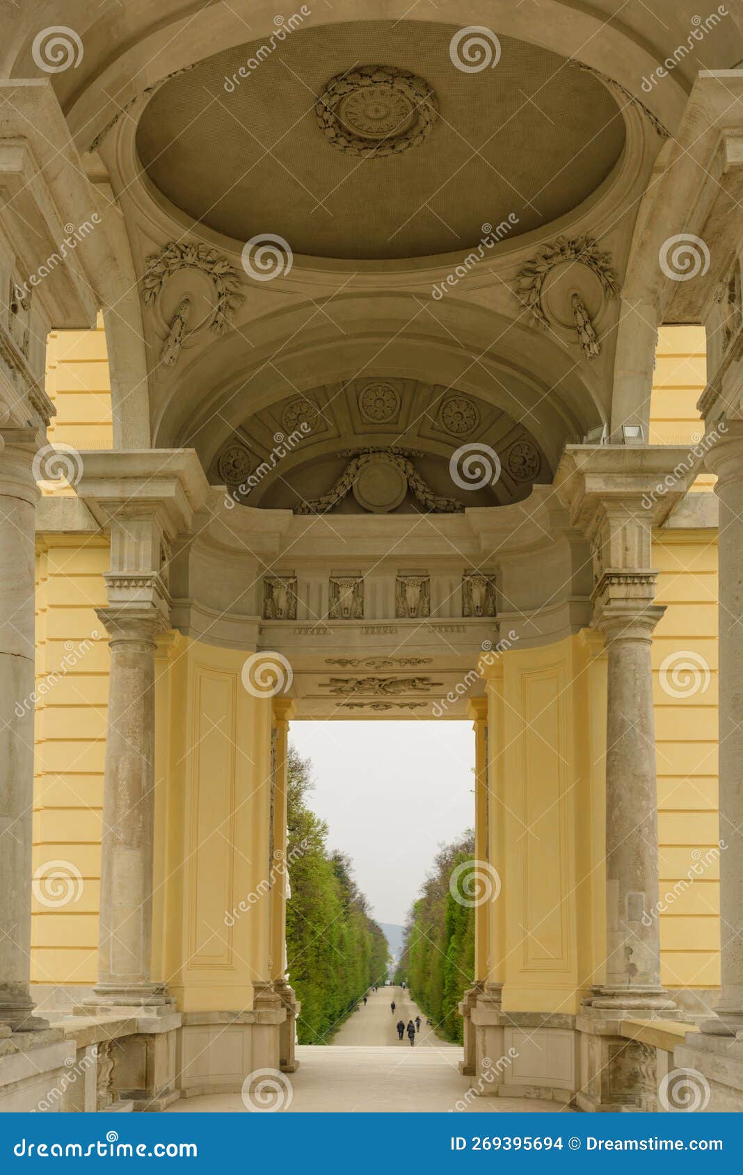 magnificent monumental baroque garden building in schÃ¶nbrunn palace park, vienna, austria