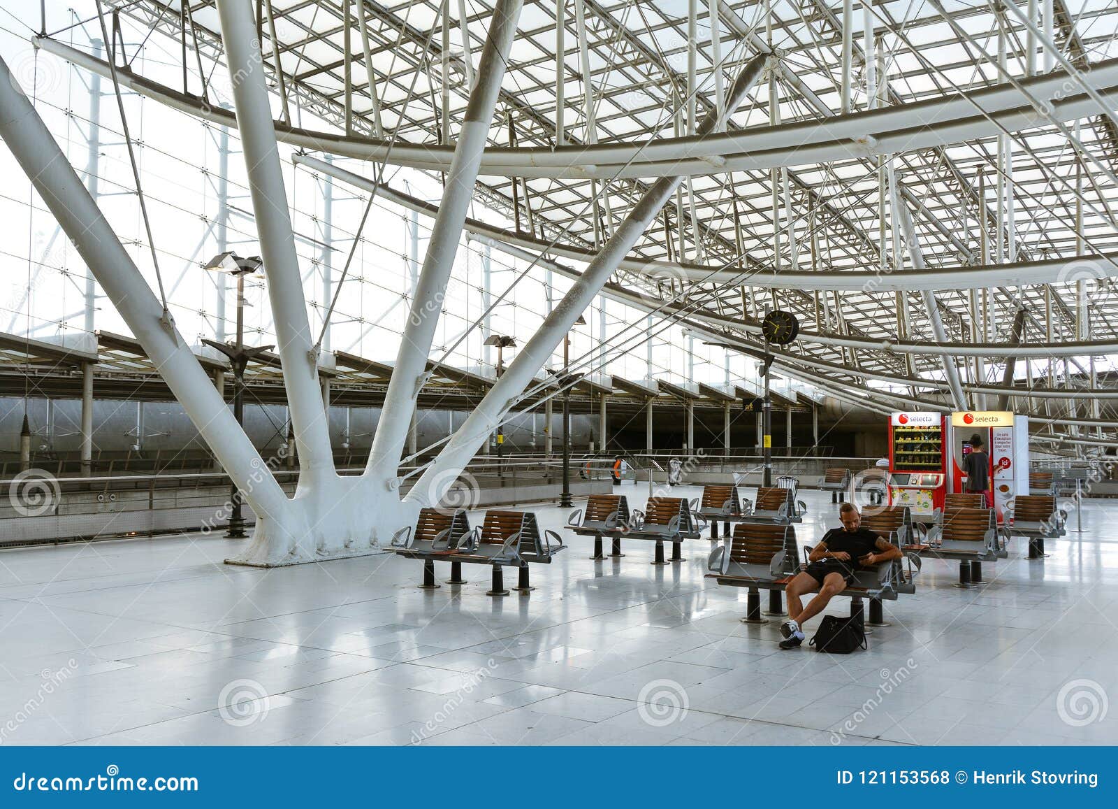 Train Station, Charles De Gaulle Airport, Paris 2 Editorial Stock