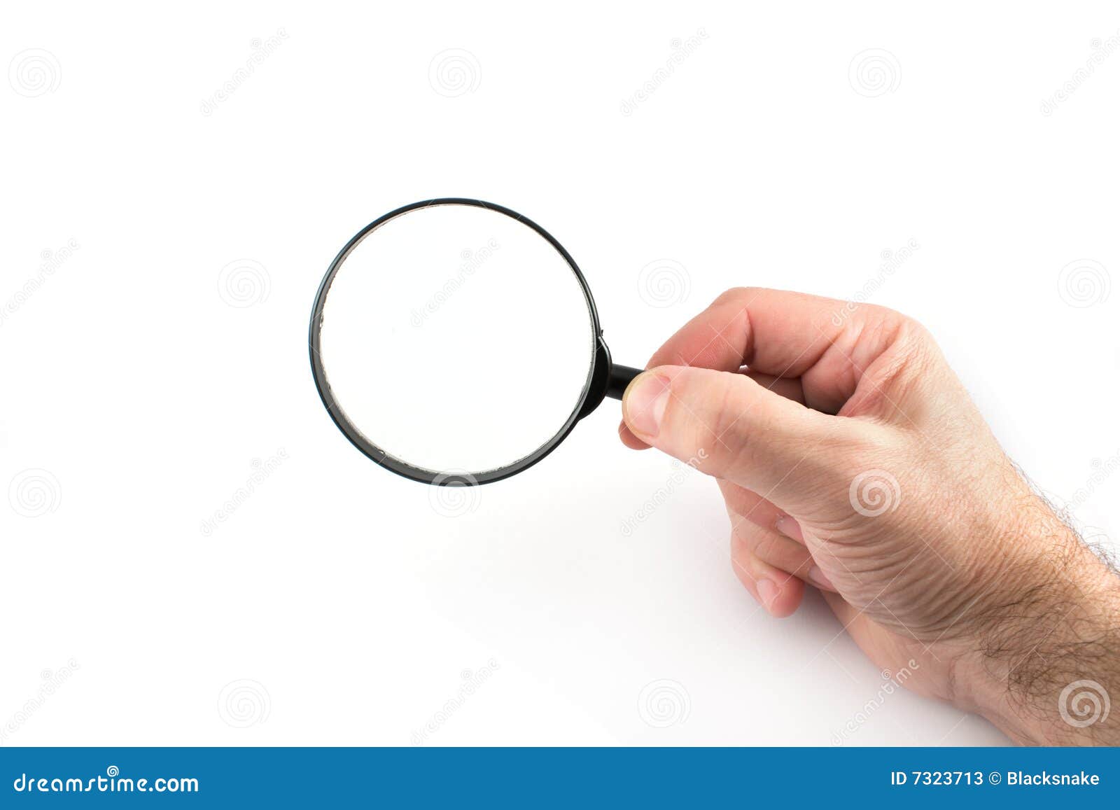 magnifier in hand inspect or examine