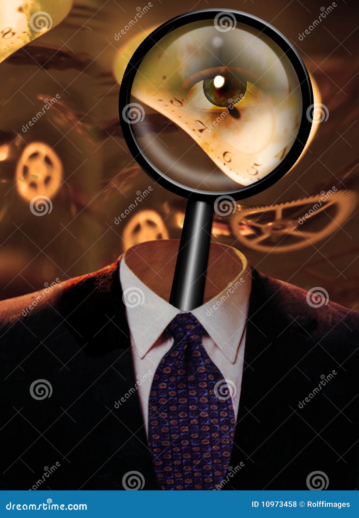 Magnify Glass with eye stock photo. Image of color, drop 10973458