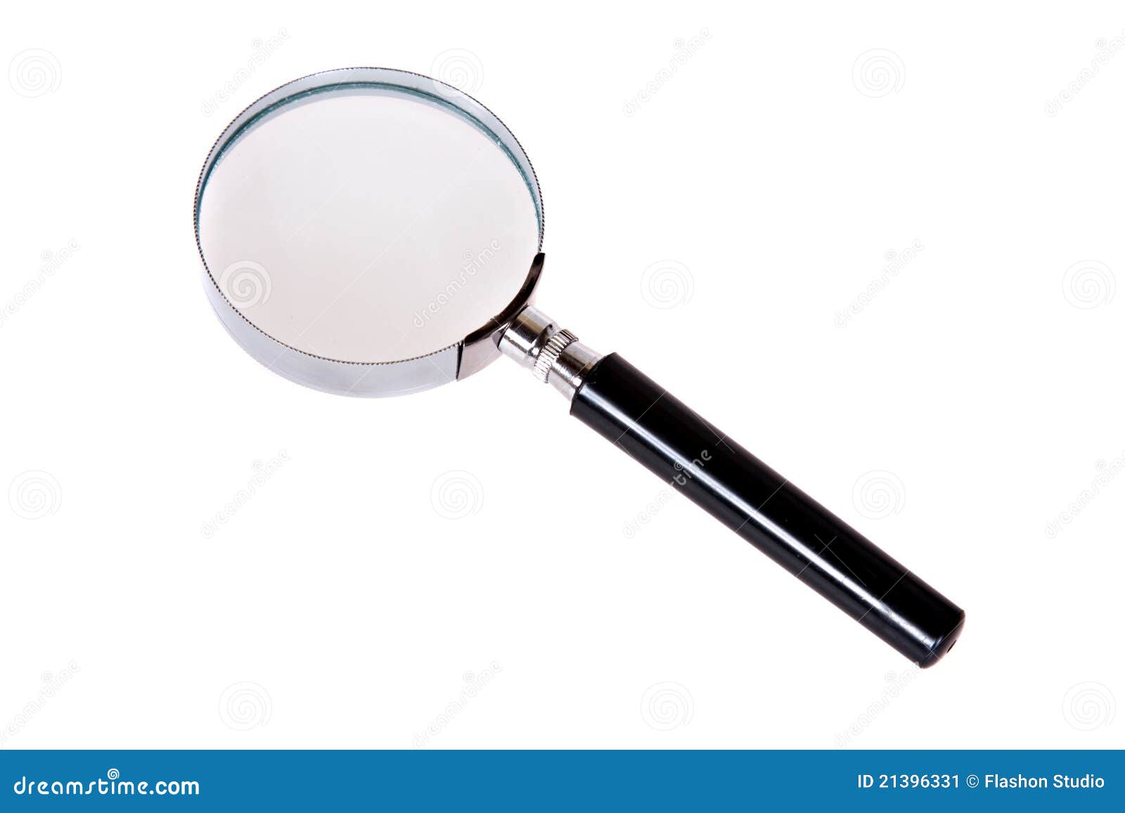 Magnify Glasses on Isolated White Background Stock Image Image of