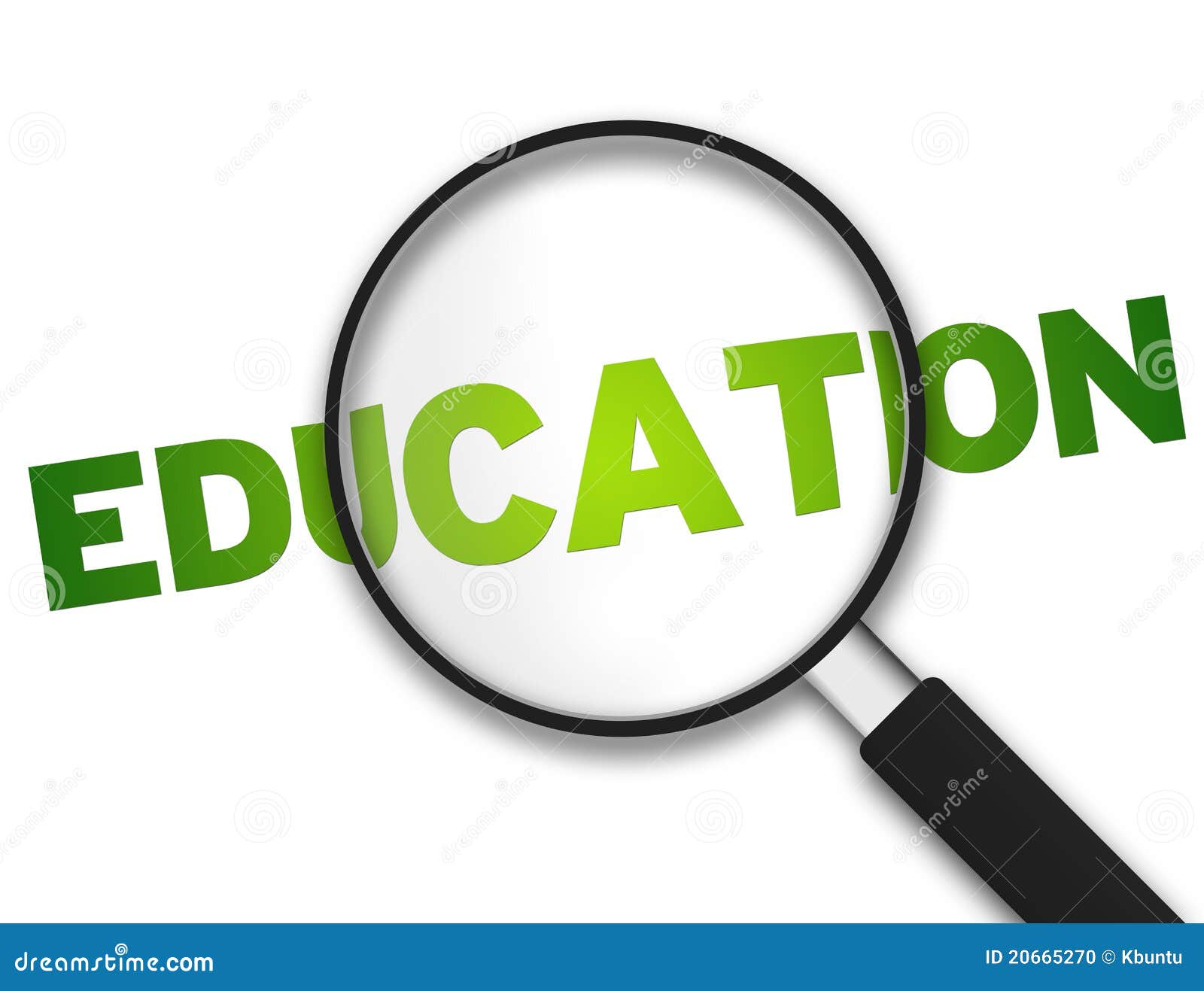 Magnifying Glass Education Stock Illustration Illustration of