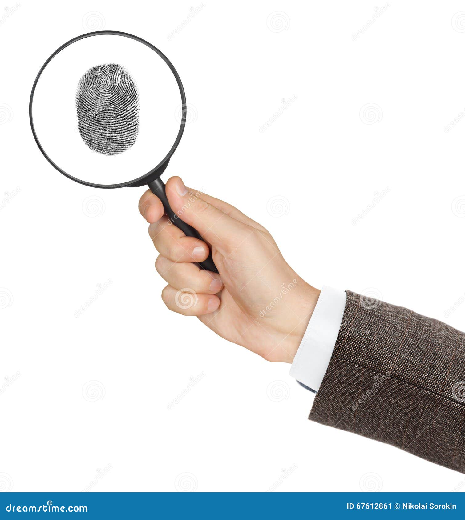 Magnifying glass in hand stock image. Image of idea, magnification