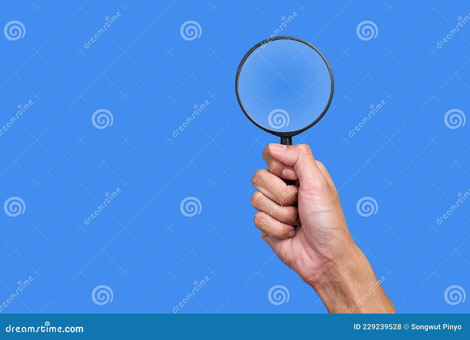 Magnifying Glass in Hand and Looking Stock Photo Image of looking