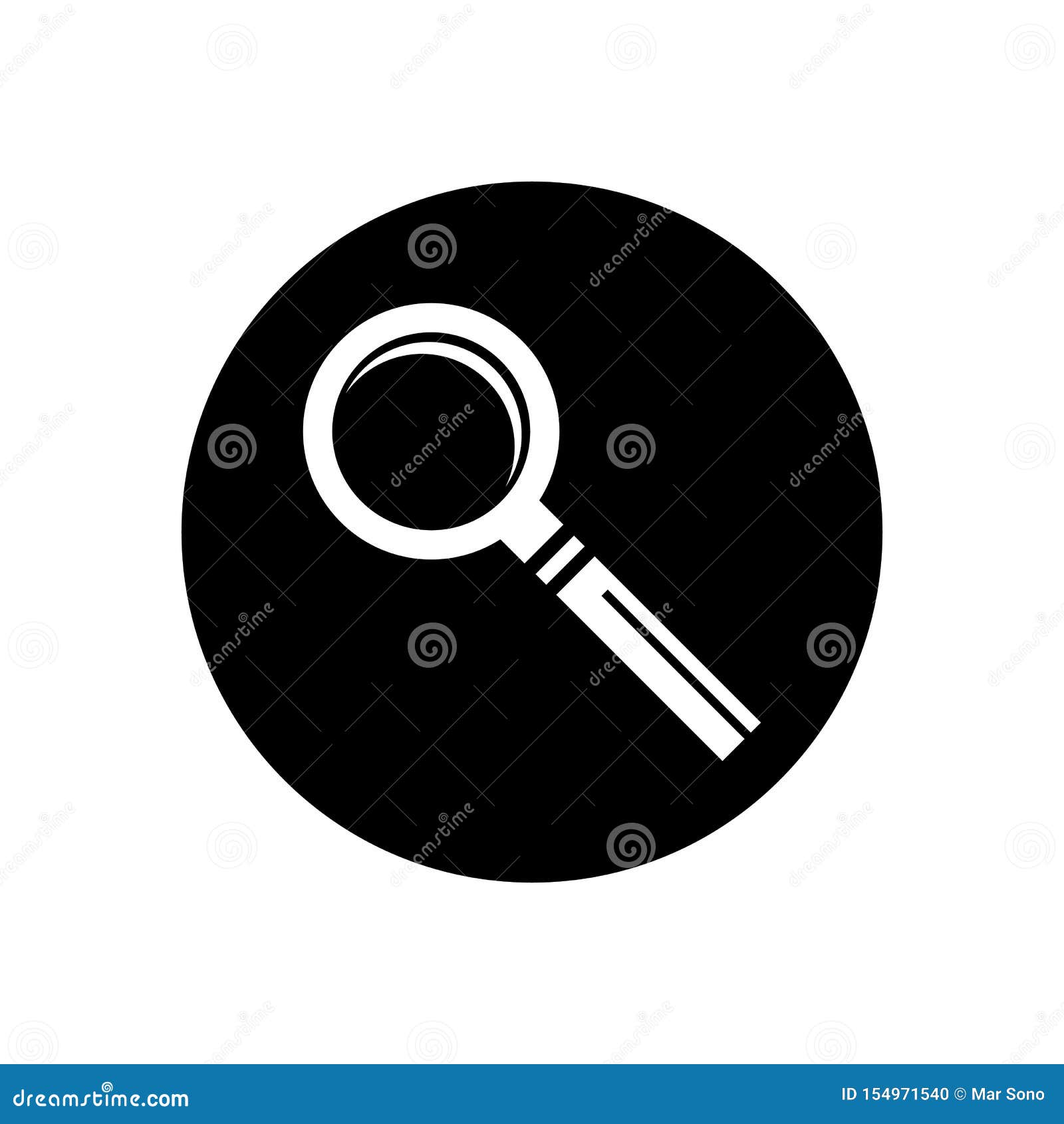 Magnifying Glass Icon. Logo Element Illustration.magnifying Glass ...