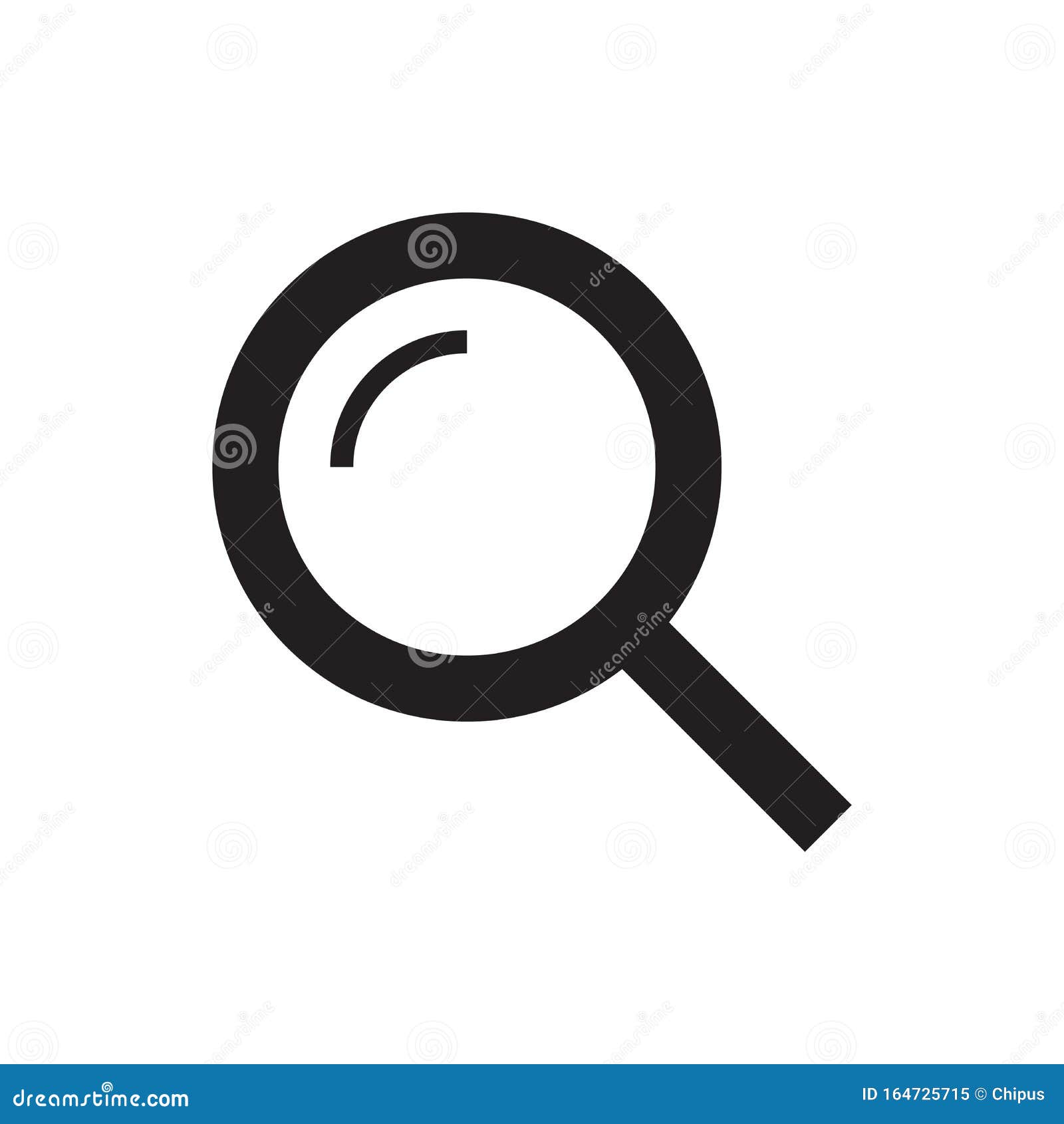 Magnifying Glass Icon. Search, Find, Seek Icon Stock Illustration ...
