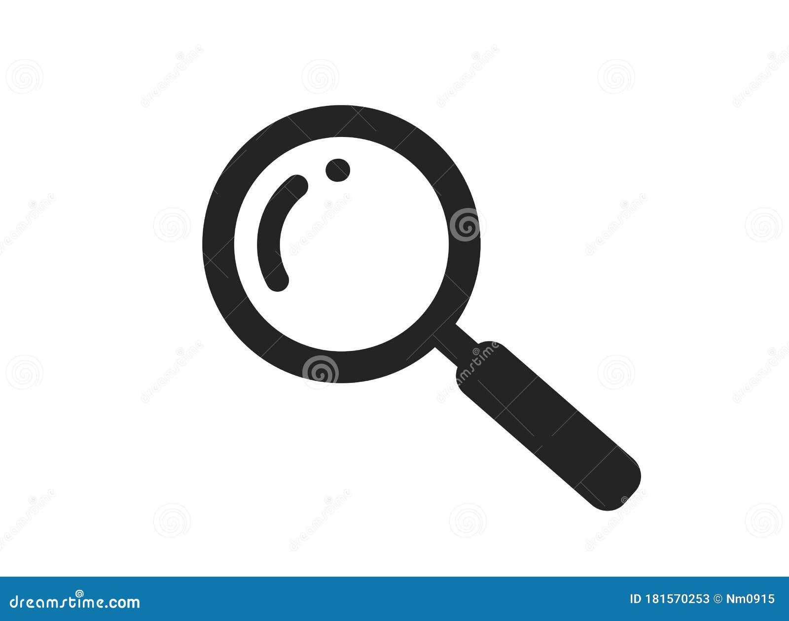 Magnifying Glass Icon. Search and Zoom Symbol. Infographic Design ...