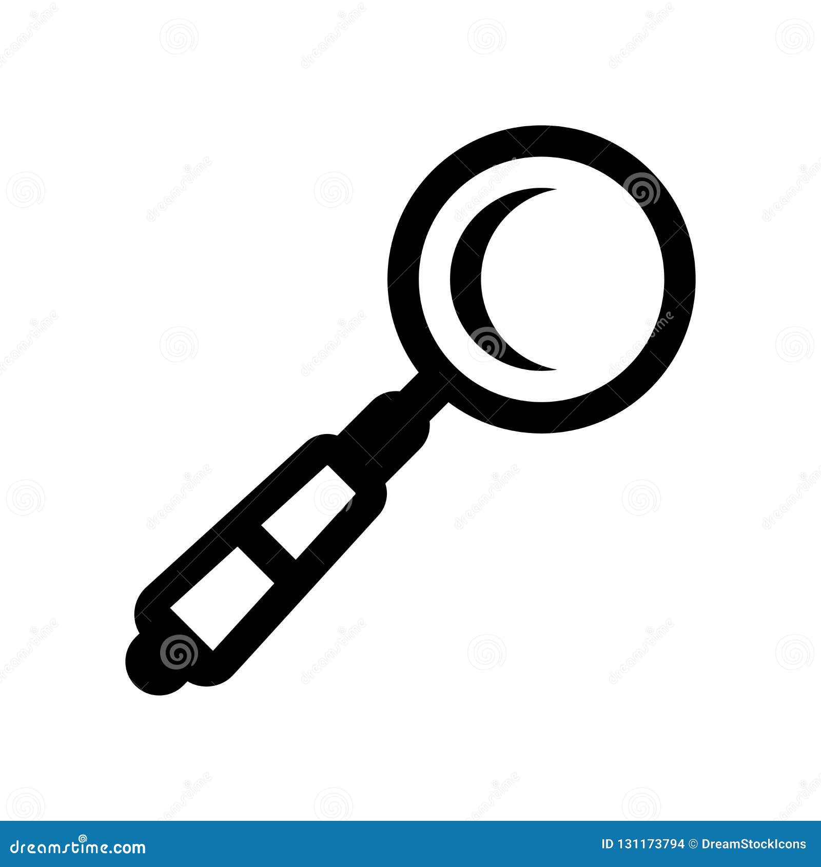 Magnifying Glass Icon. Trendy Magnifying Glass Logo Concept on W Stock